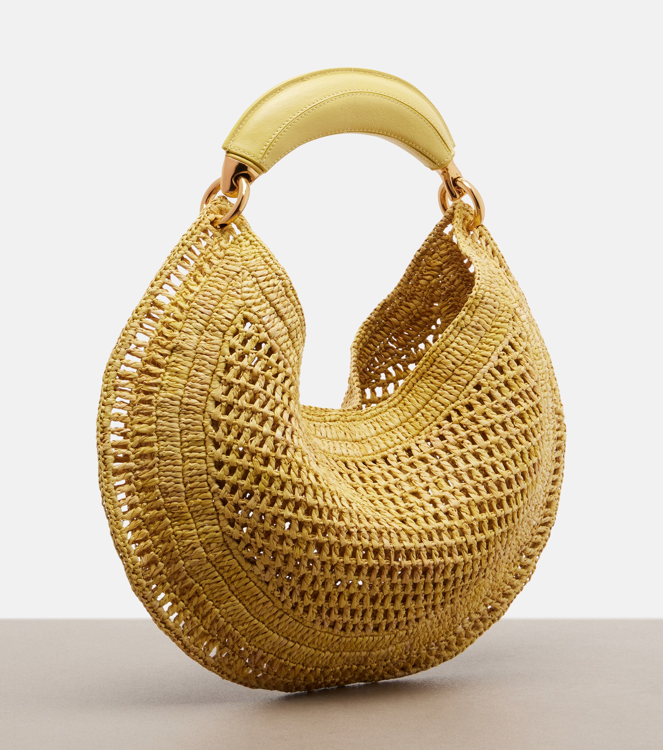 Chloé Summer Banana raffia shoulder bag