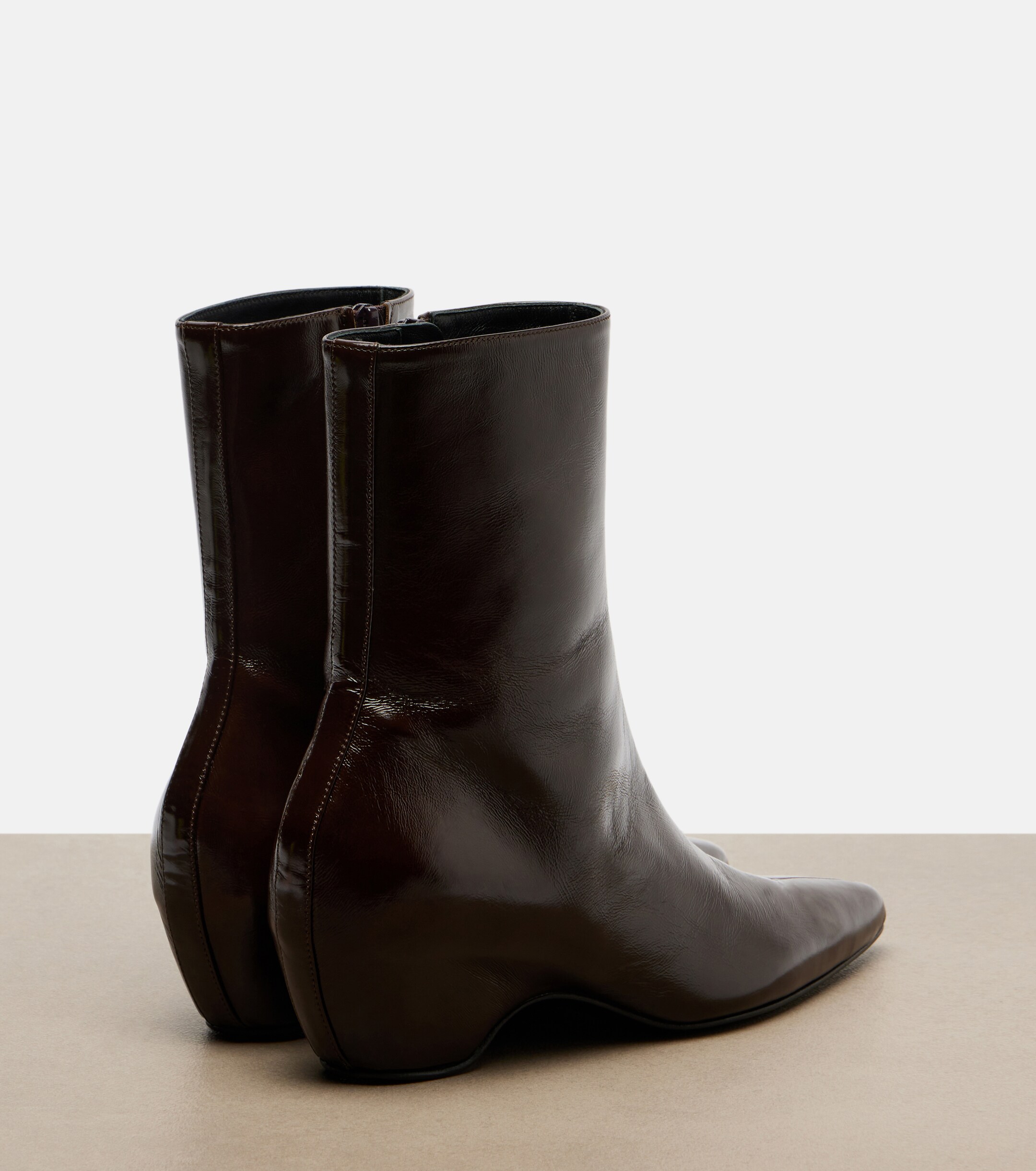 KHAITE Khaite Sybil leather ankle boots