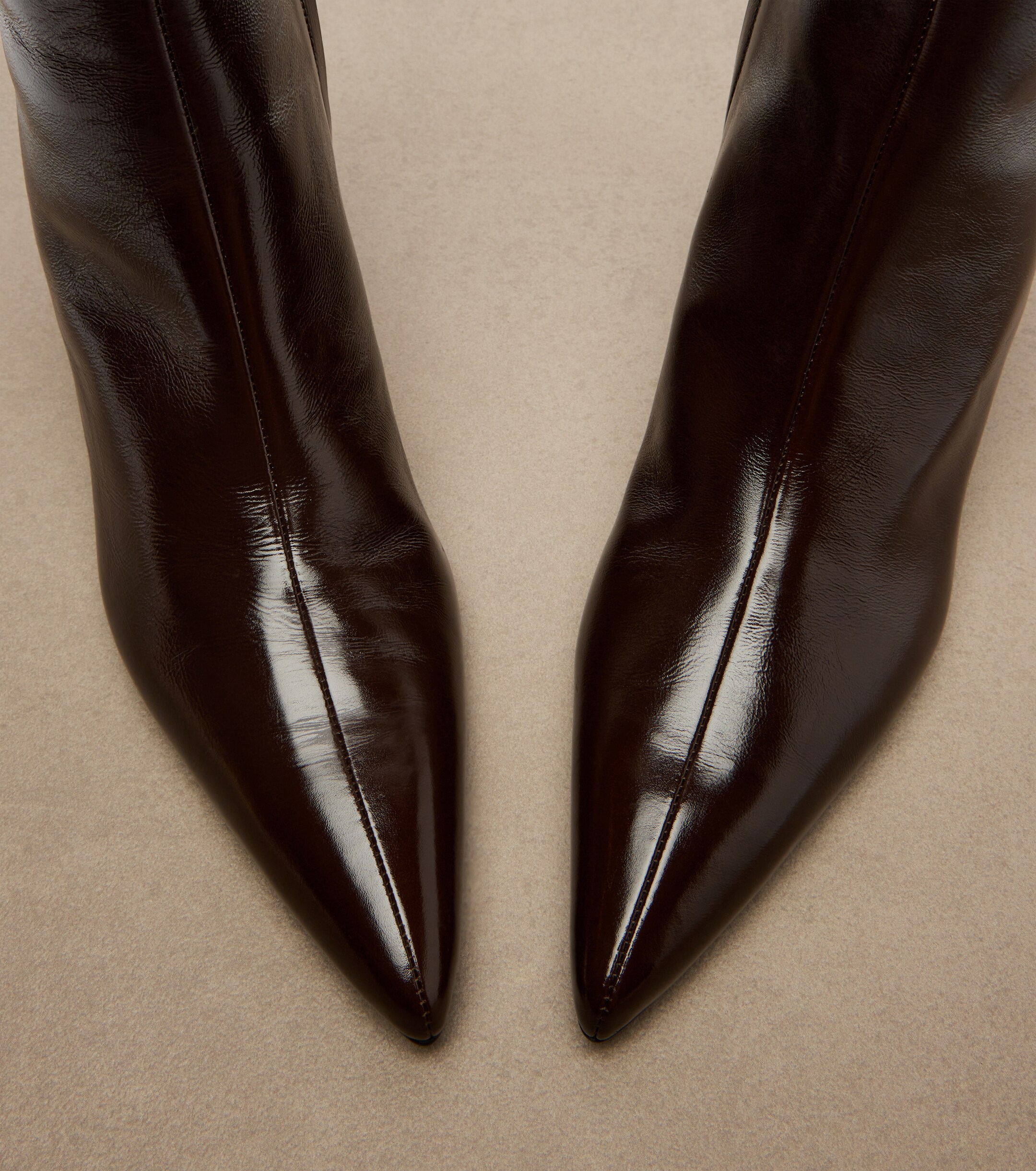 KHAITE Khaite Sybil leather ankle boots