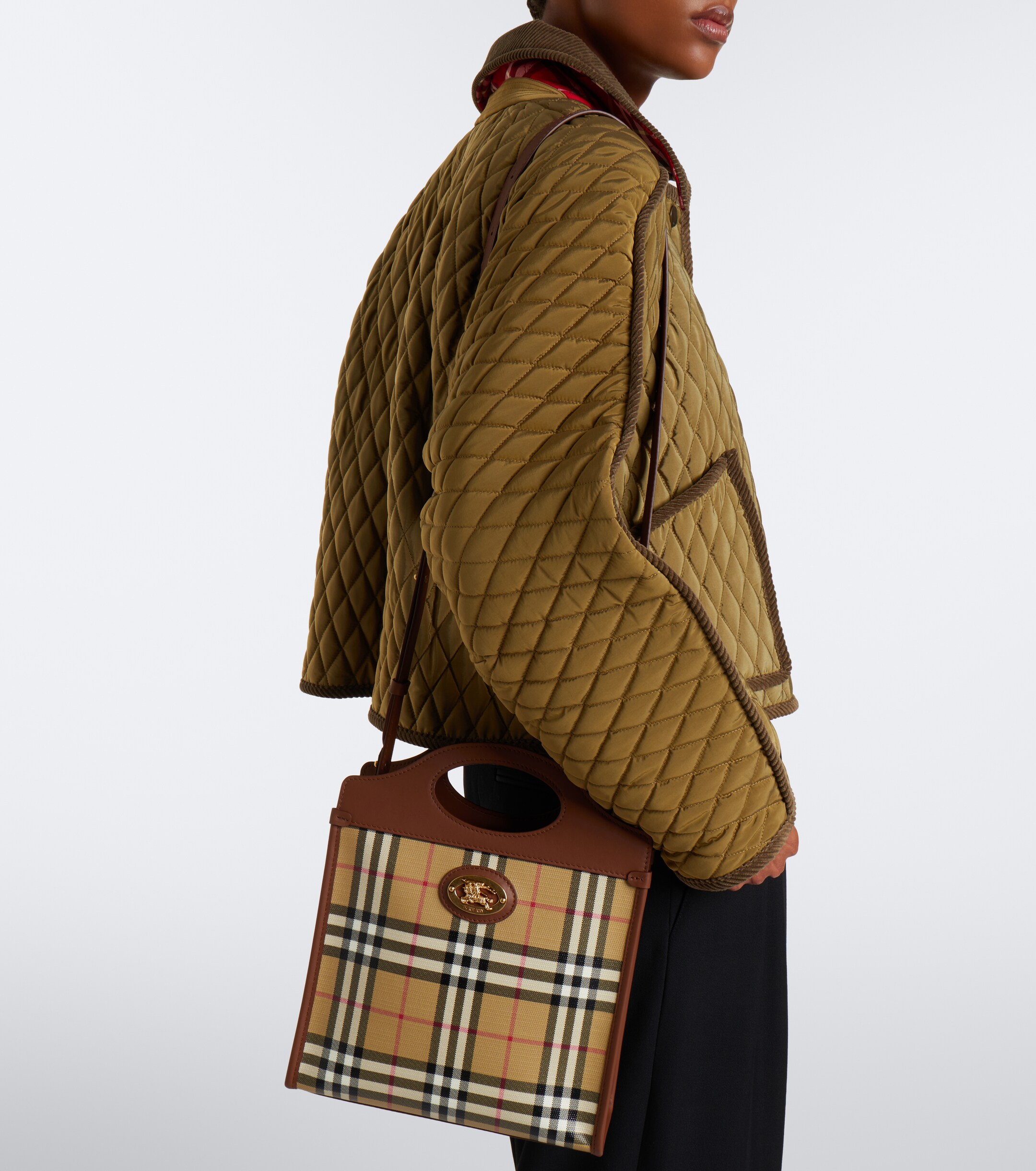 Burberry Burberry Check Medium top-handle bag