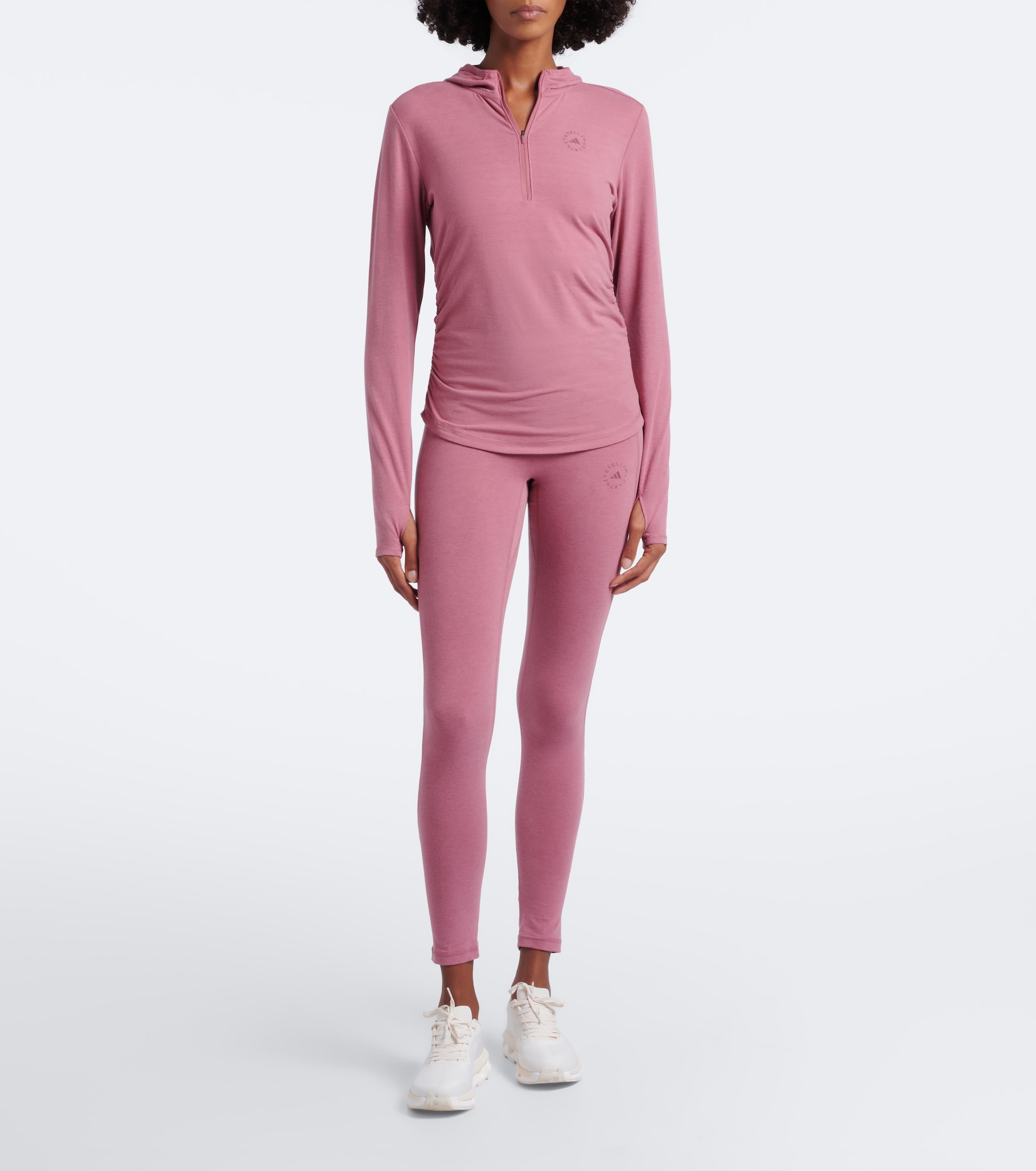 adidas by Stella McCartney Adidas by Stella McCartney Logo jersey hoodie