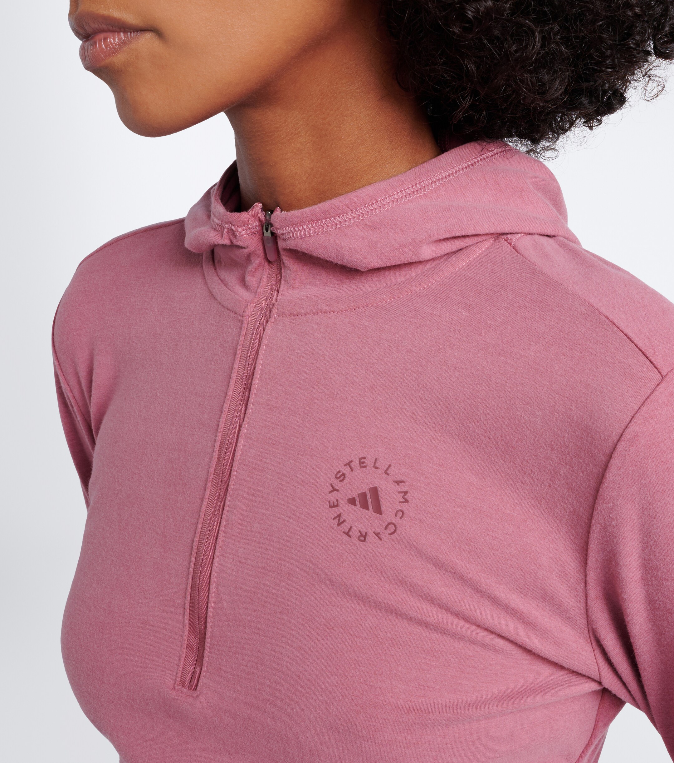 adidas by Stella McCartney Adidas by Stella McCartney Logo jersey hoodie