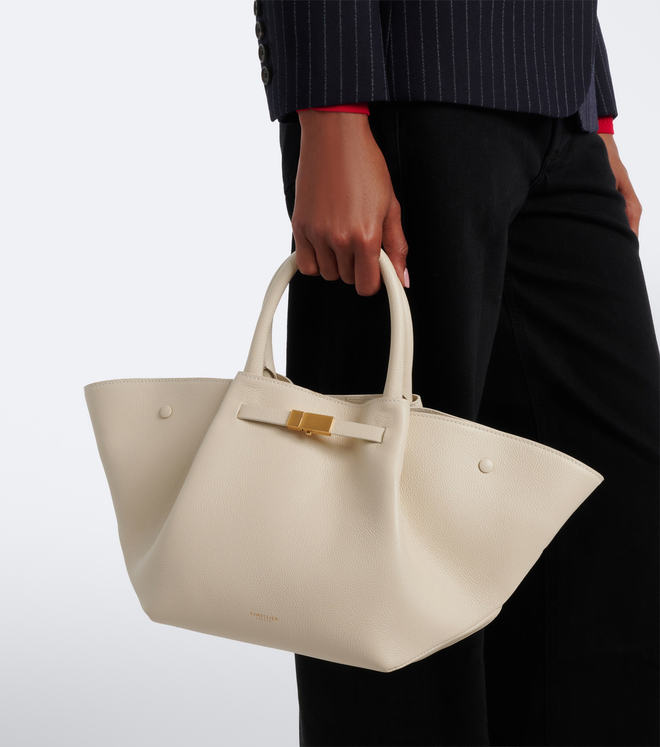 DeMellier New York Midi leather top-handle bag thumbnail