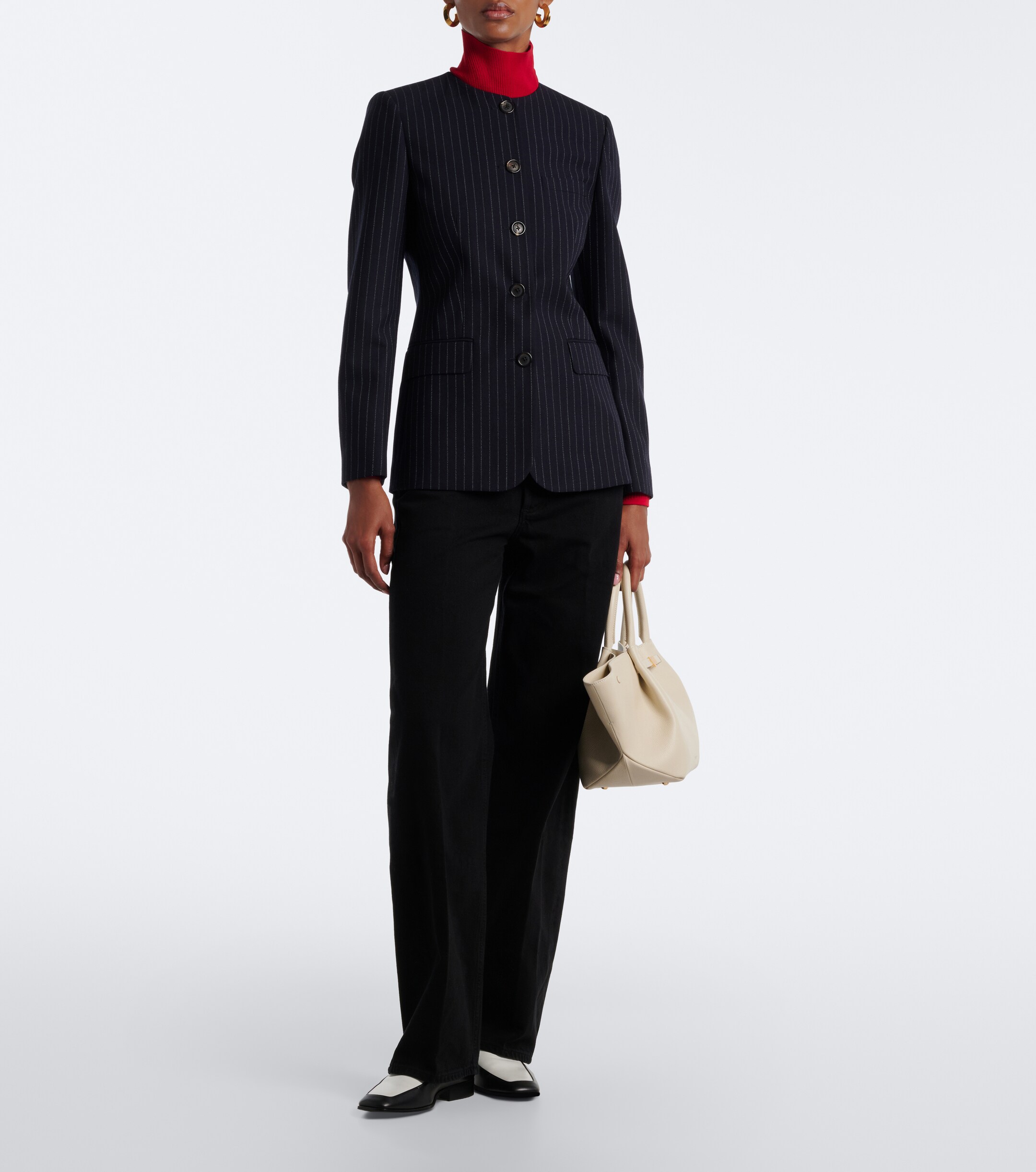 DeMellier New York Midi leather top-handle bag thumbnail