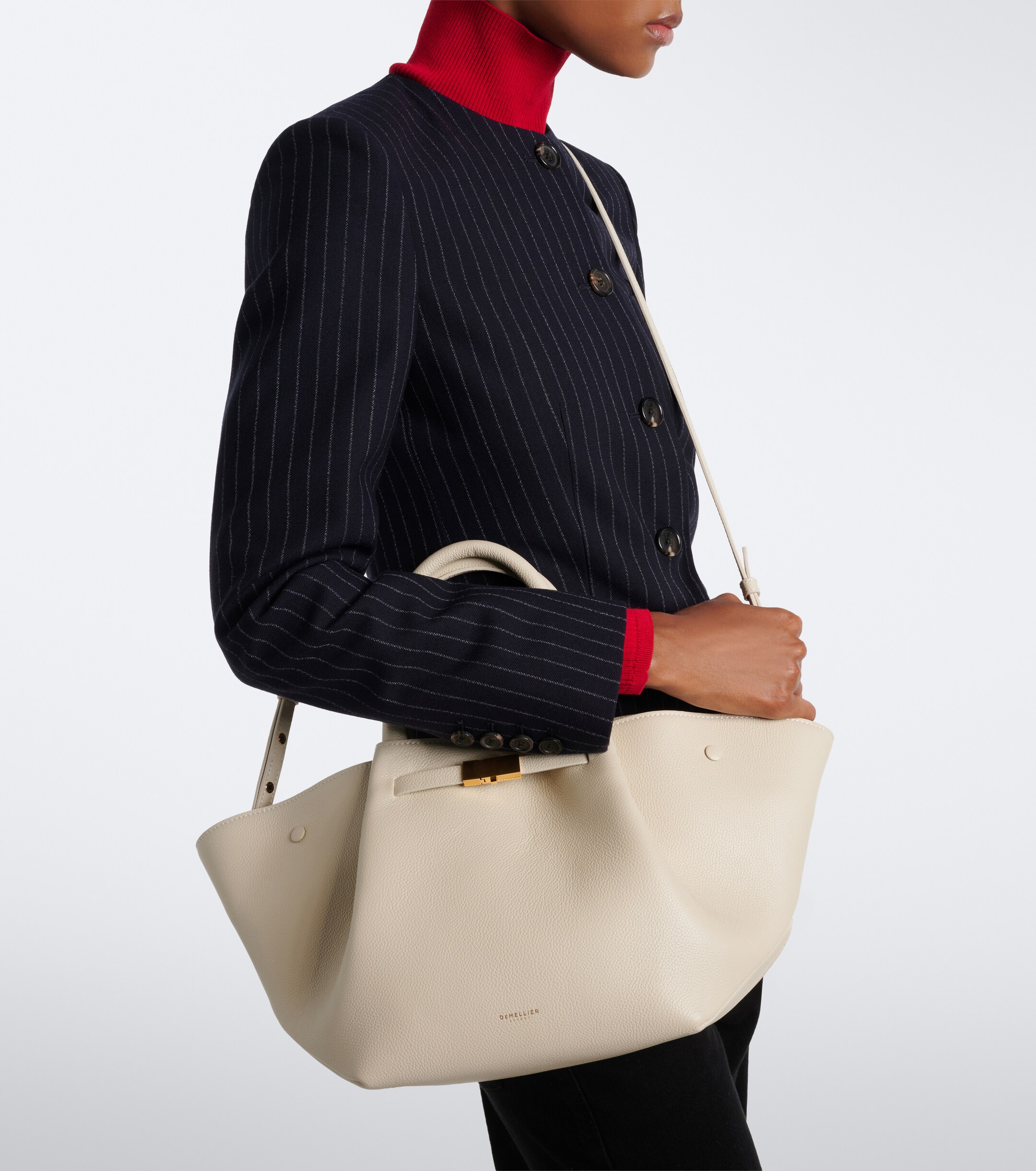 DeMellier New York Midi leather top-handle bag thumbnail