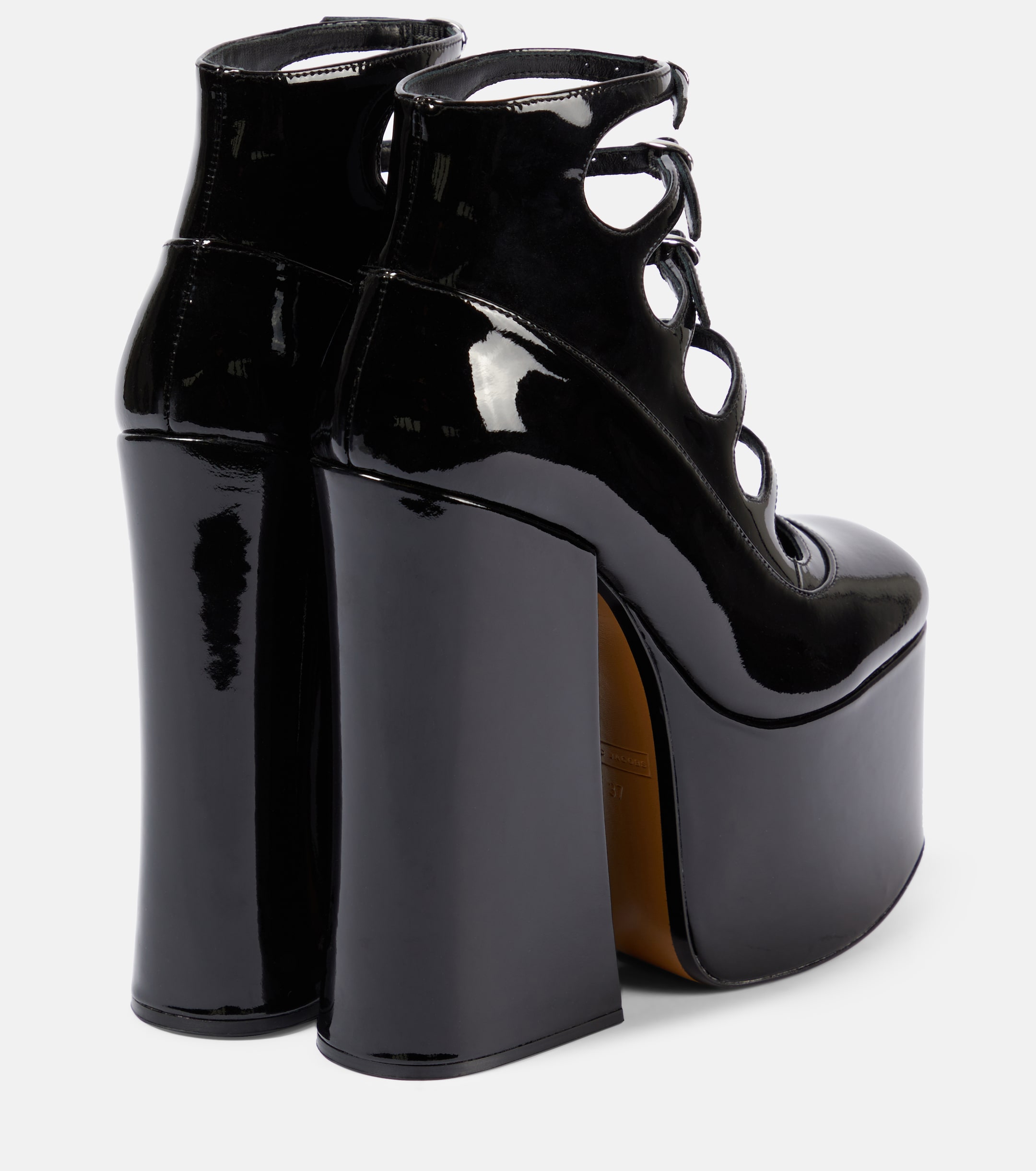 Marc Jacobs Kiki patent leather platform ankle boots