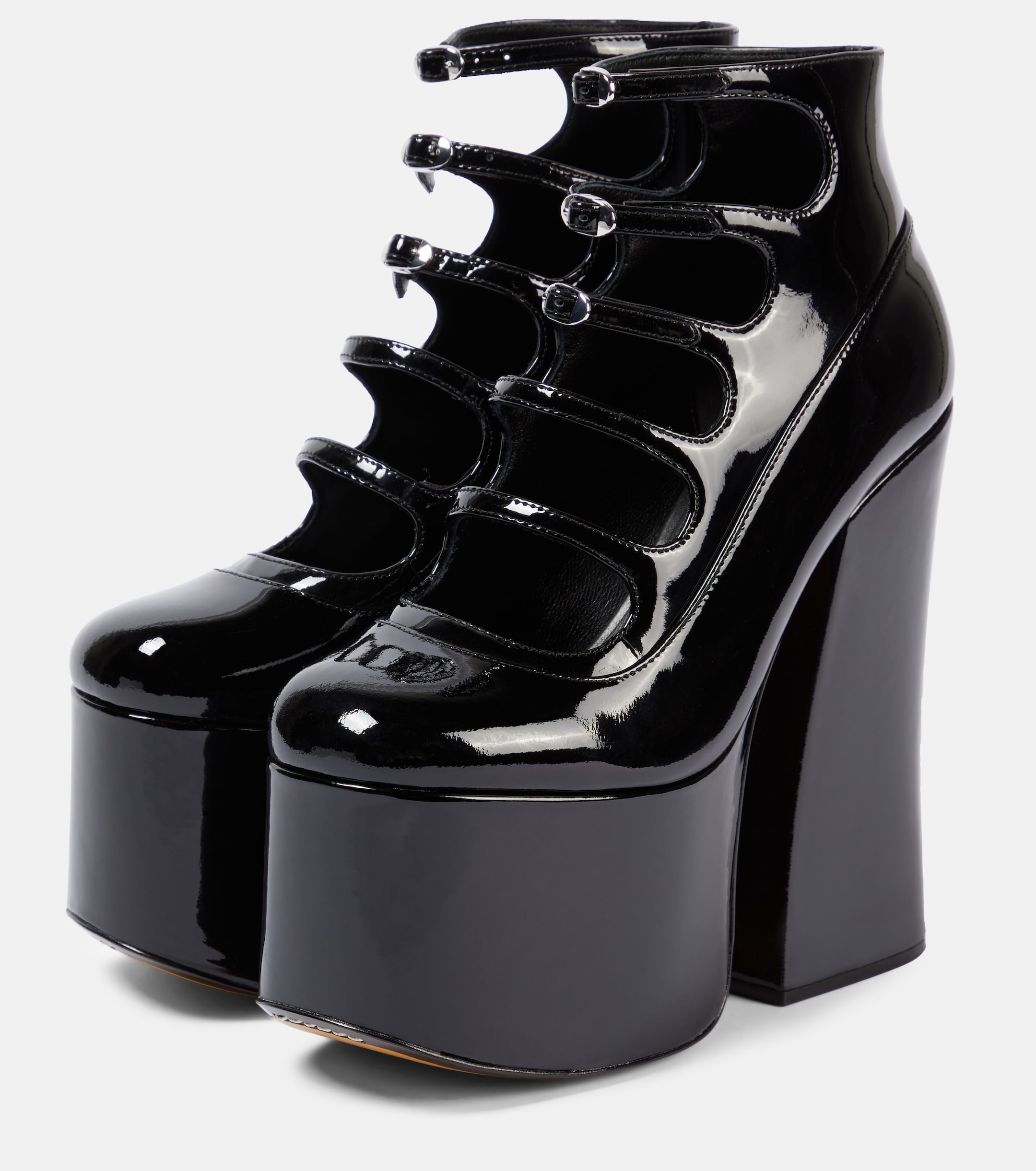 Marc Jacobs Kiki patent leather platform ankle boots