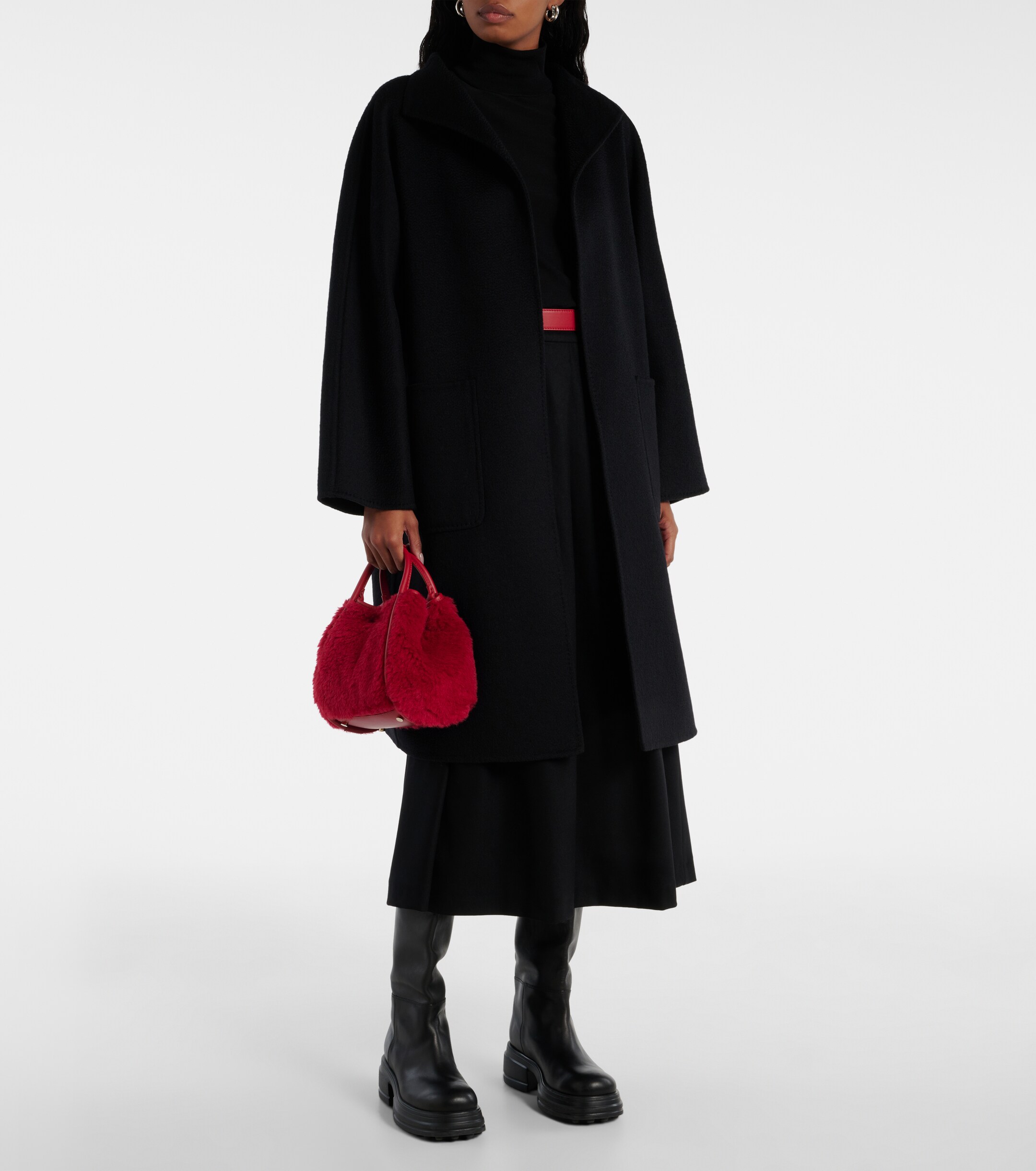 Max Mara Marine Small teddy tote bag