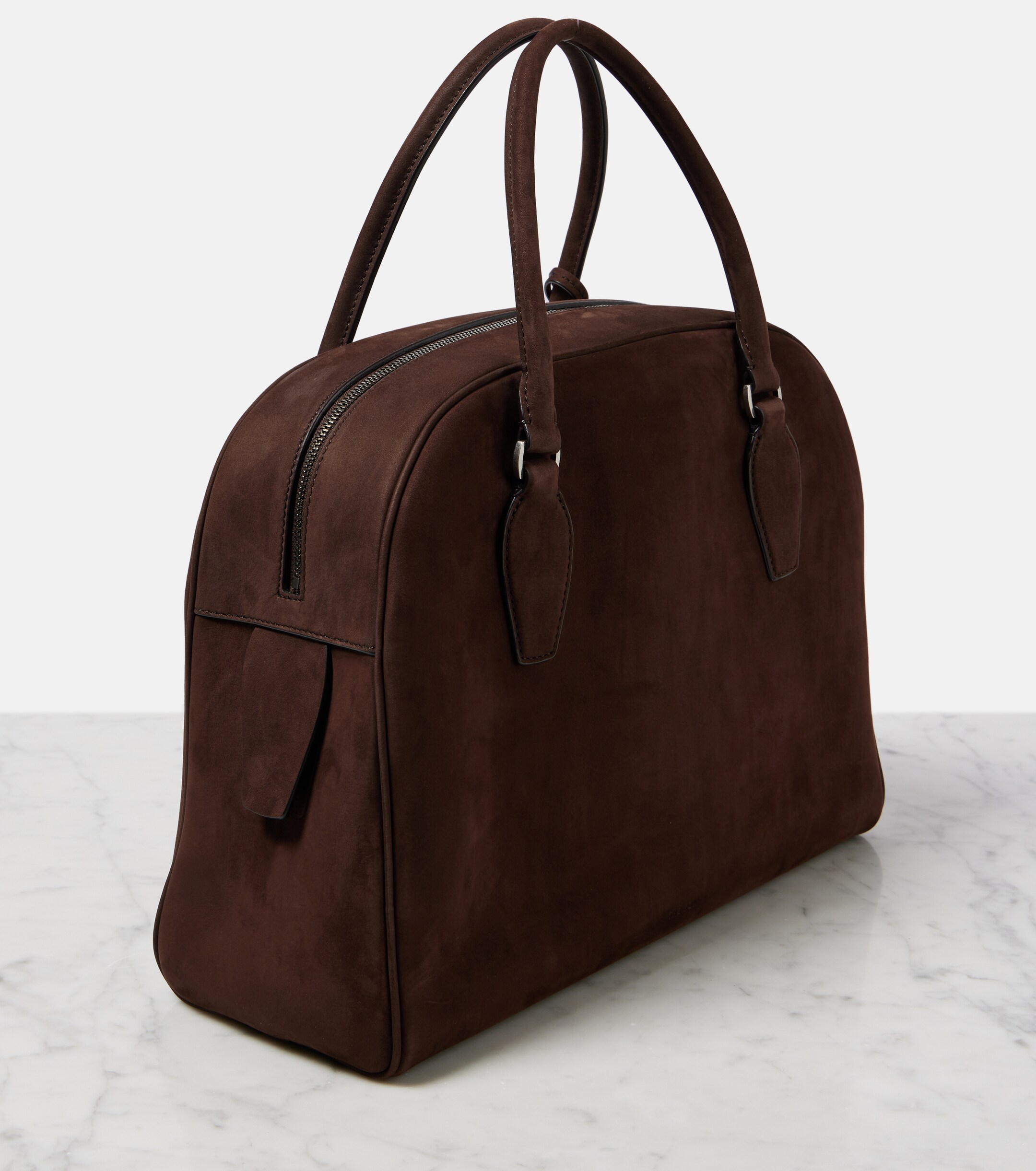 The Row India 12.00 suede tote bag