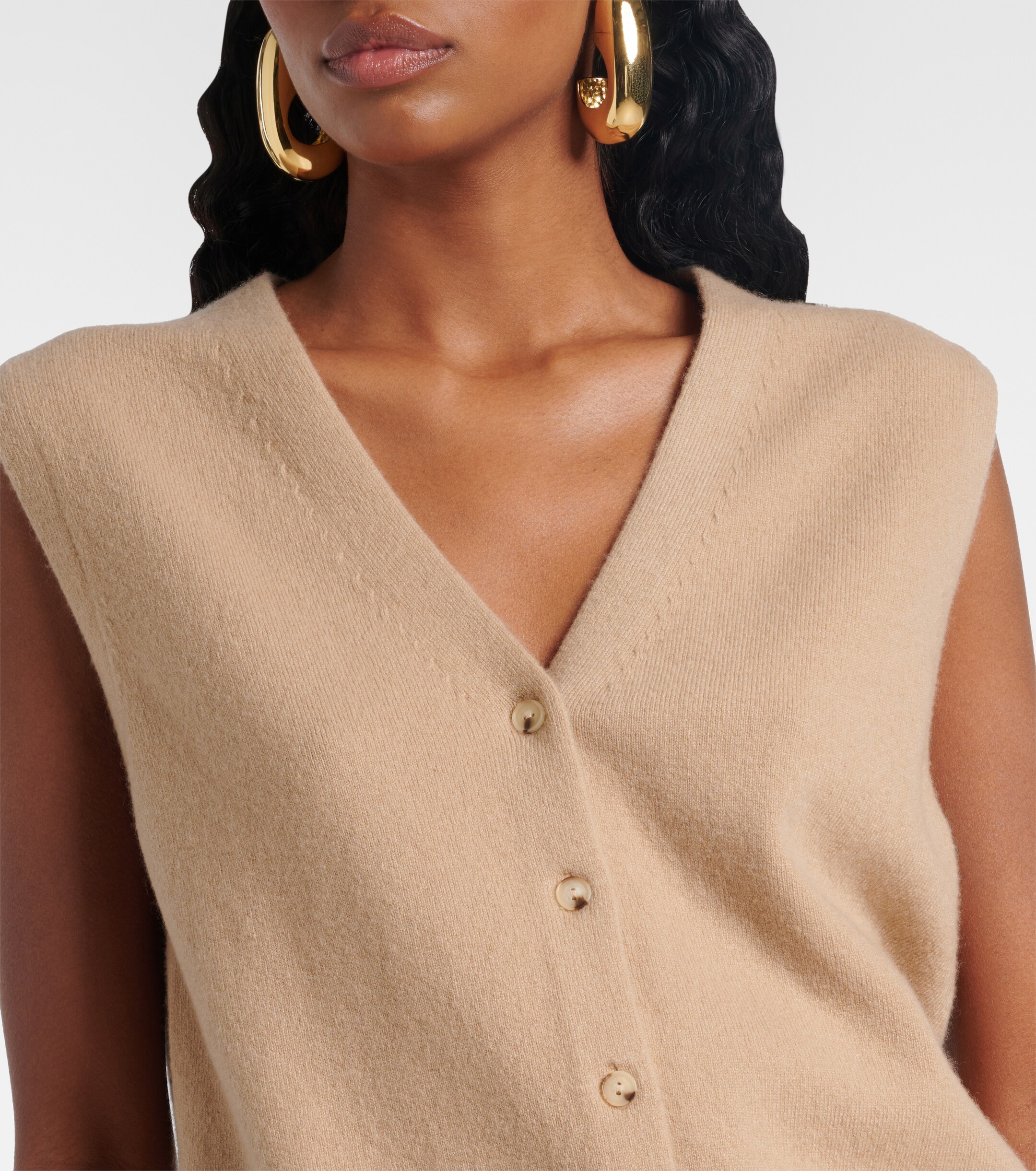 Vince Vince Wool and cashmere-blend vest