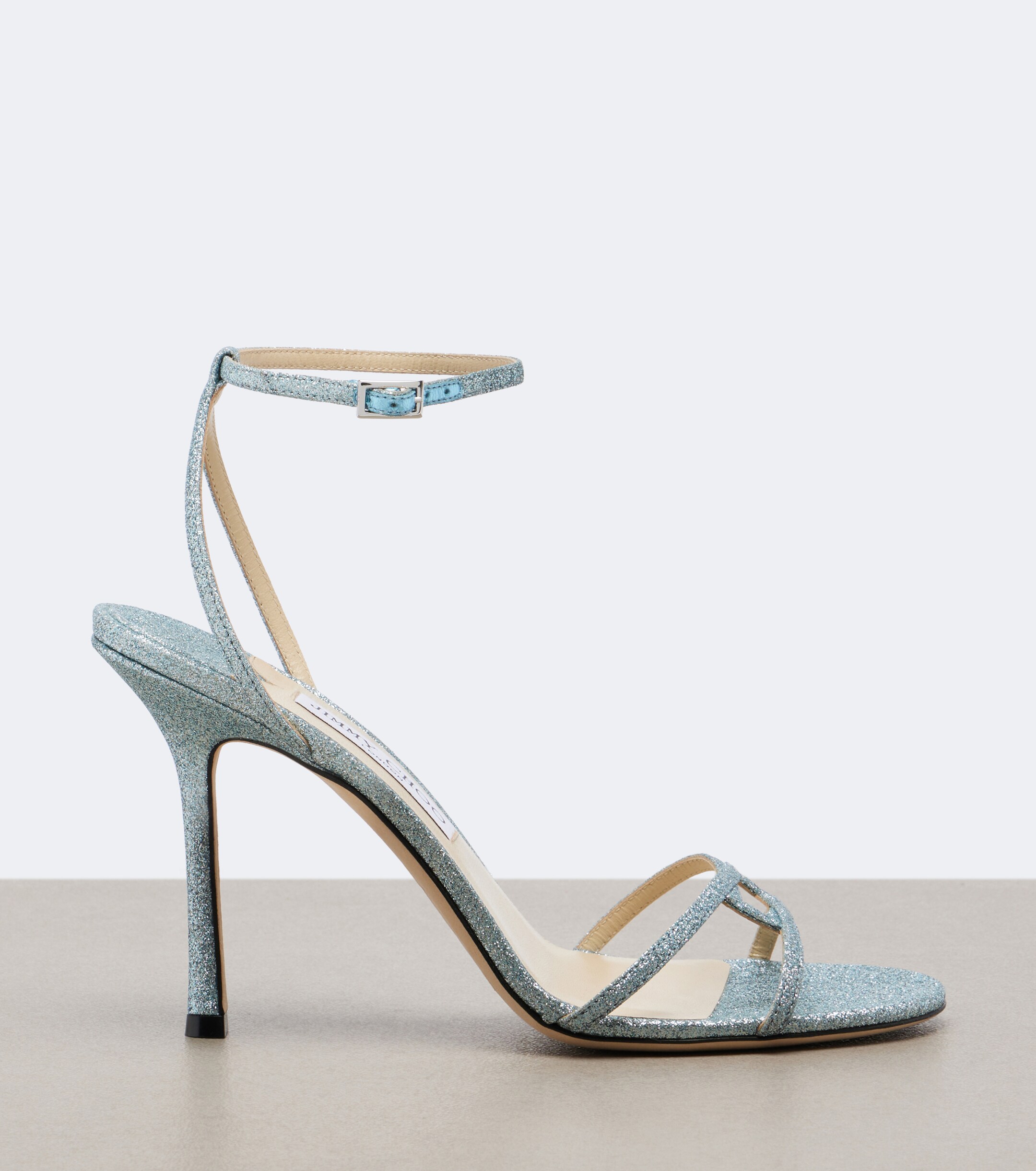 JIMMY CHOO Jimmy Choo 1998 Leo glitter sandals