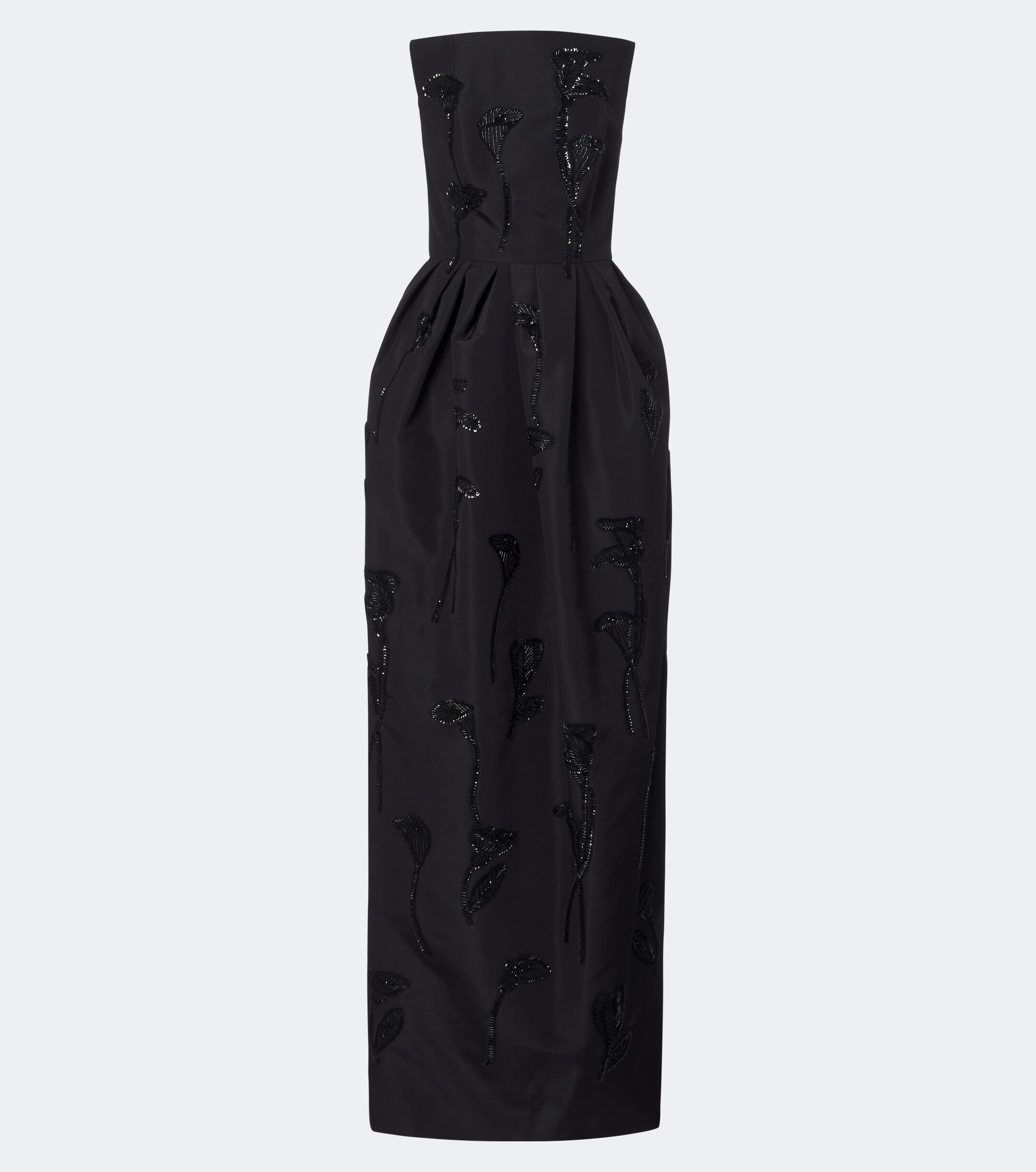 Carolina Herrera Carolina Herrera Embellished strapless silk bustier gown