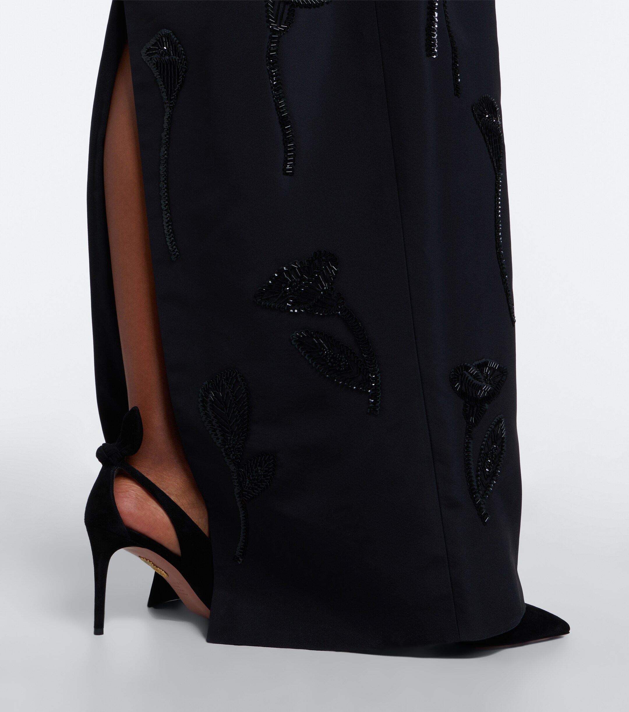 Carolina Herrera Carolina Herrera Embellished strapless silk bustier gown