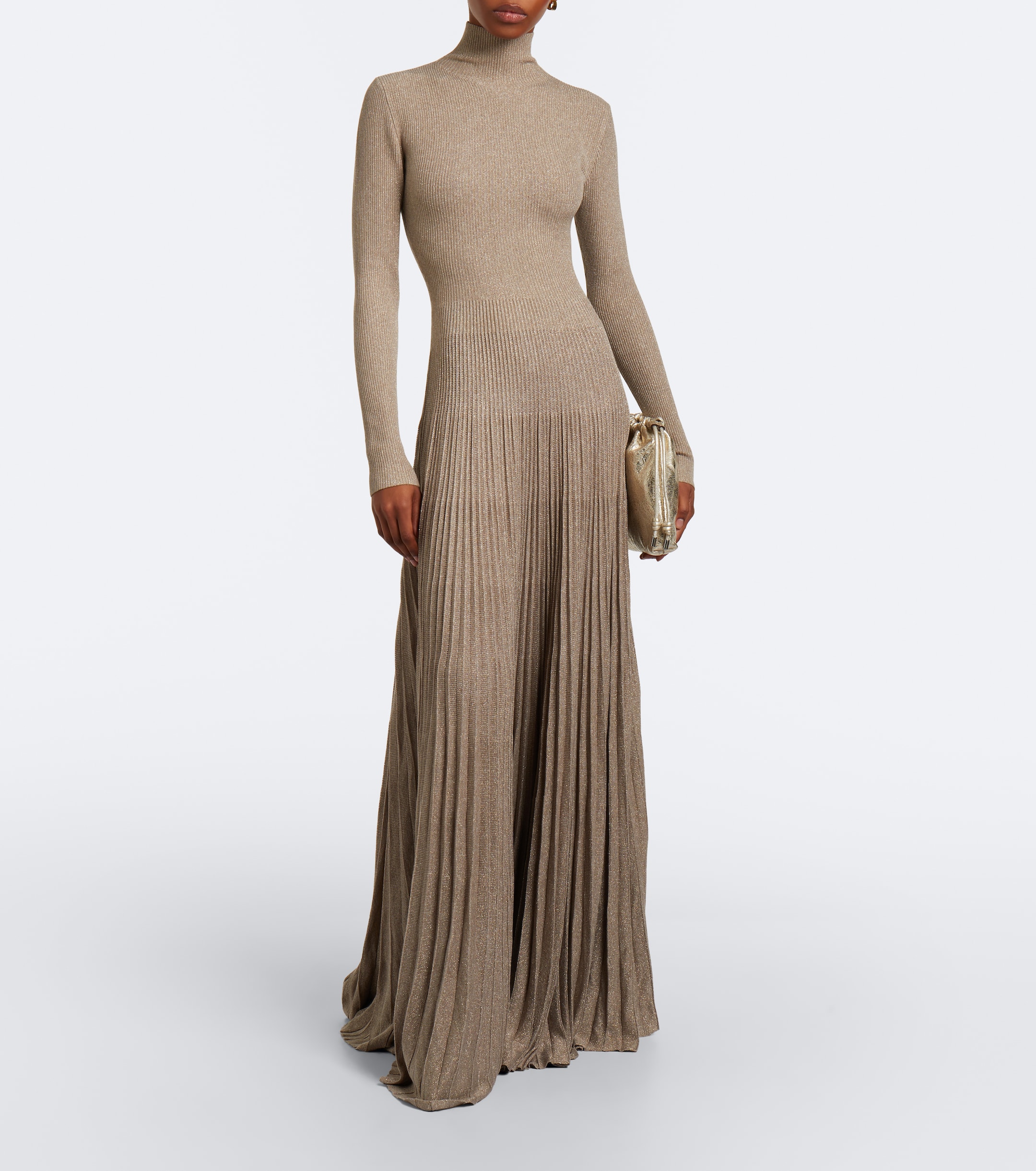 Ralph Lauren Collection Ralph Lauren Collection Knitted pleated maxi dress