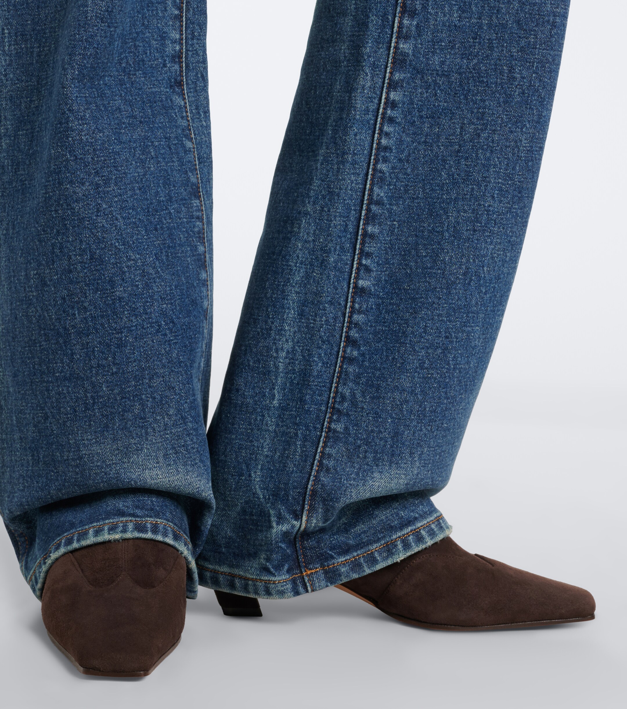 KHAITE Khaite Nevada suede ankle boots