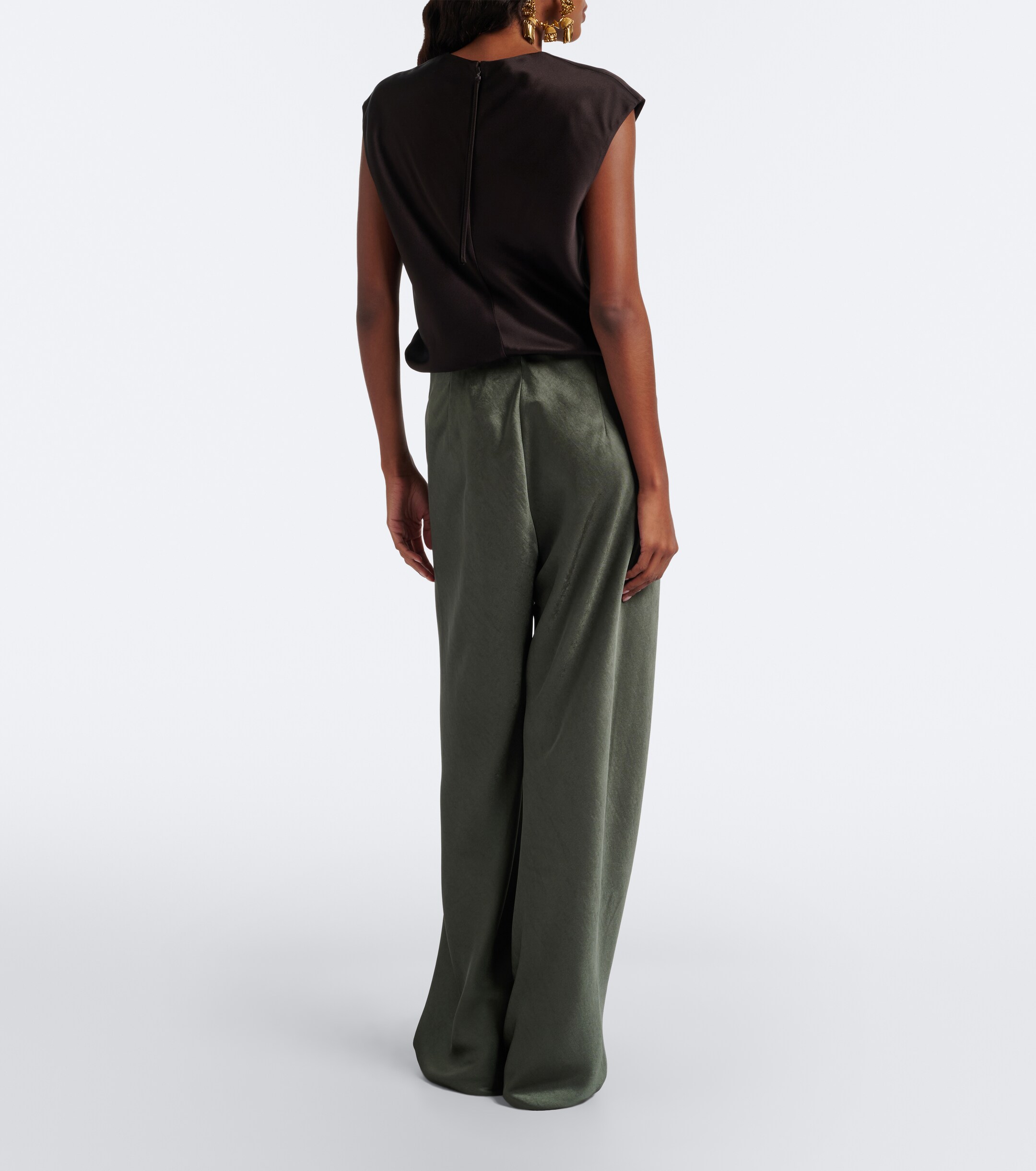 Vince Vince Colette satin wide-leg pants