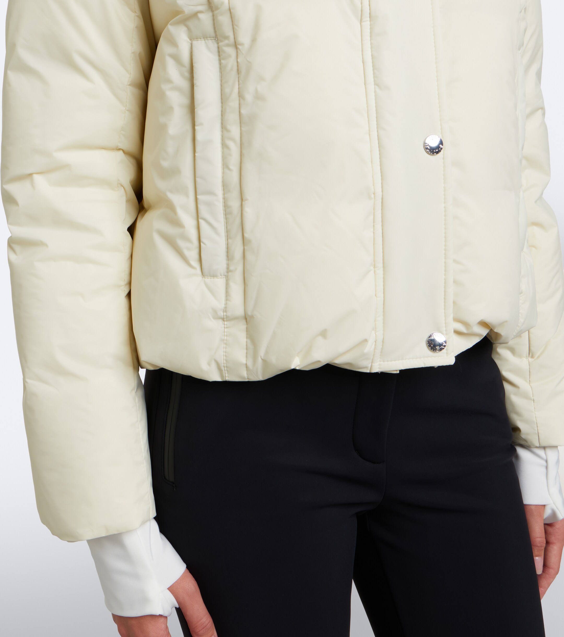Yves Salomon Yves Salomon Shearling-trimmed hooded down ski jacket