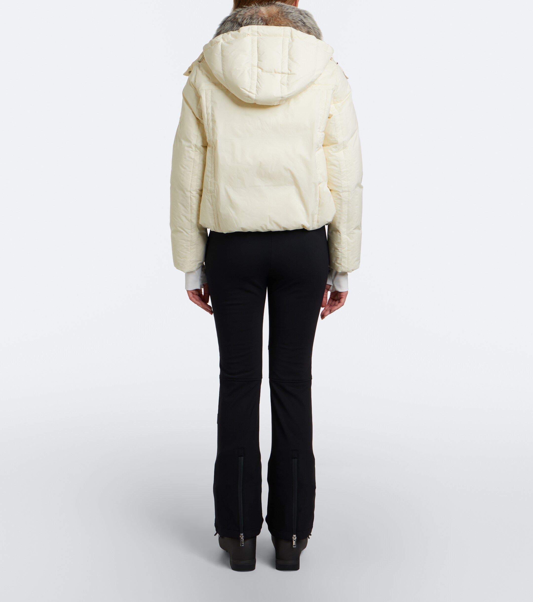 Yves Salomon Yves Salomon Shearling-trimmed hooded down ski jacket