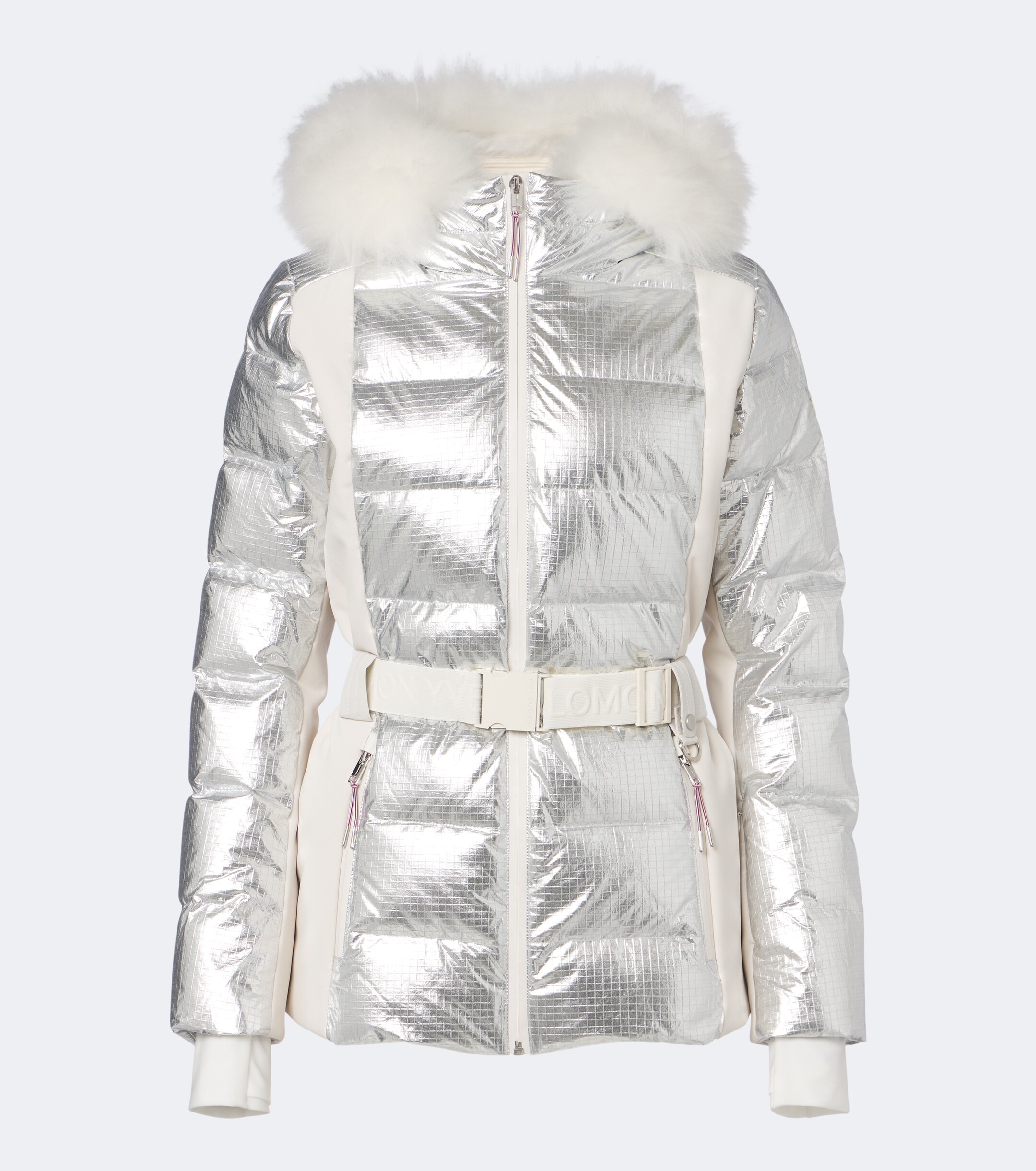 Yves Salomon Yves Salomon Belted shearling-trimmed ski jacket