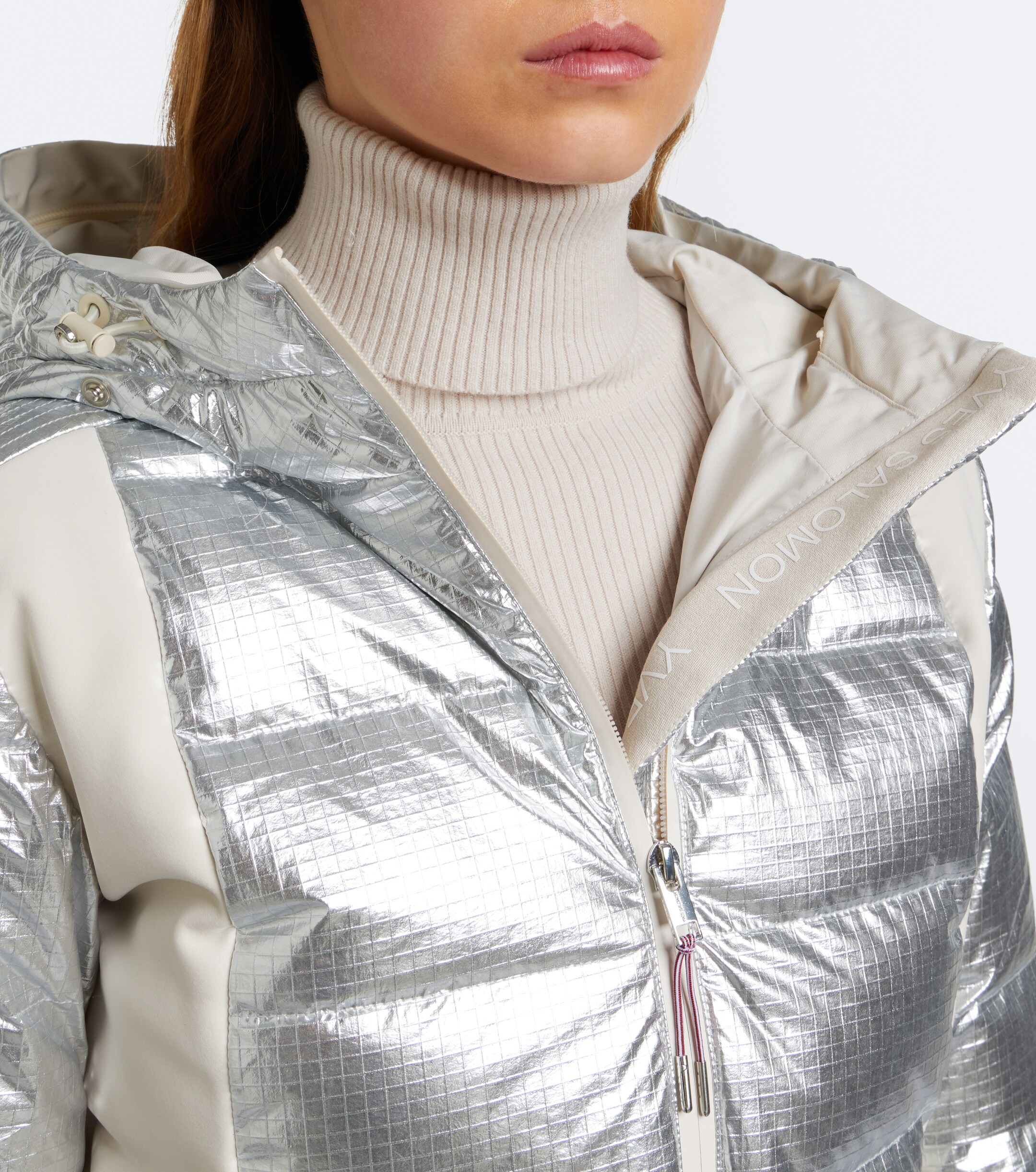 Yves Salomon Yves Salomon Belted shearling-trimmed ski jacket