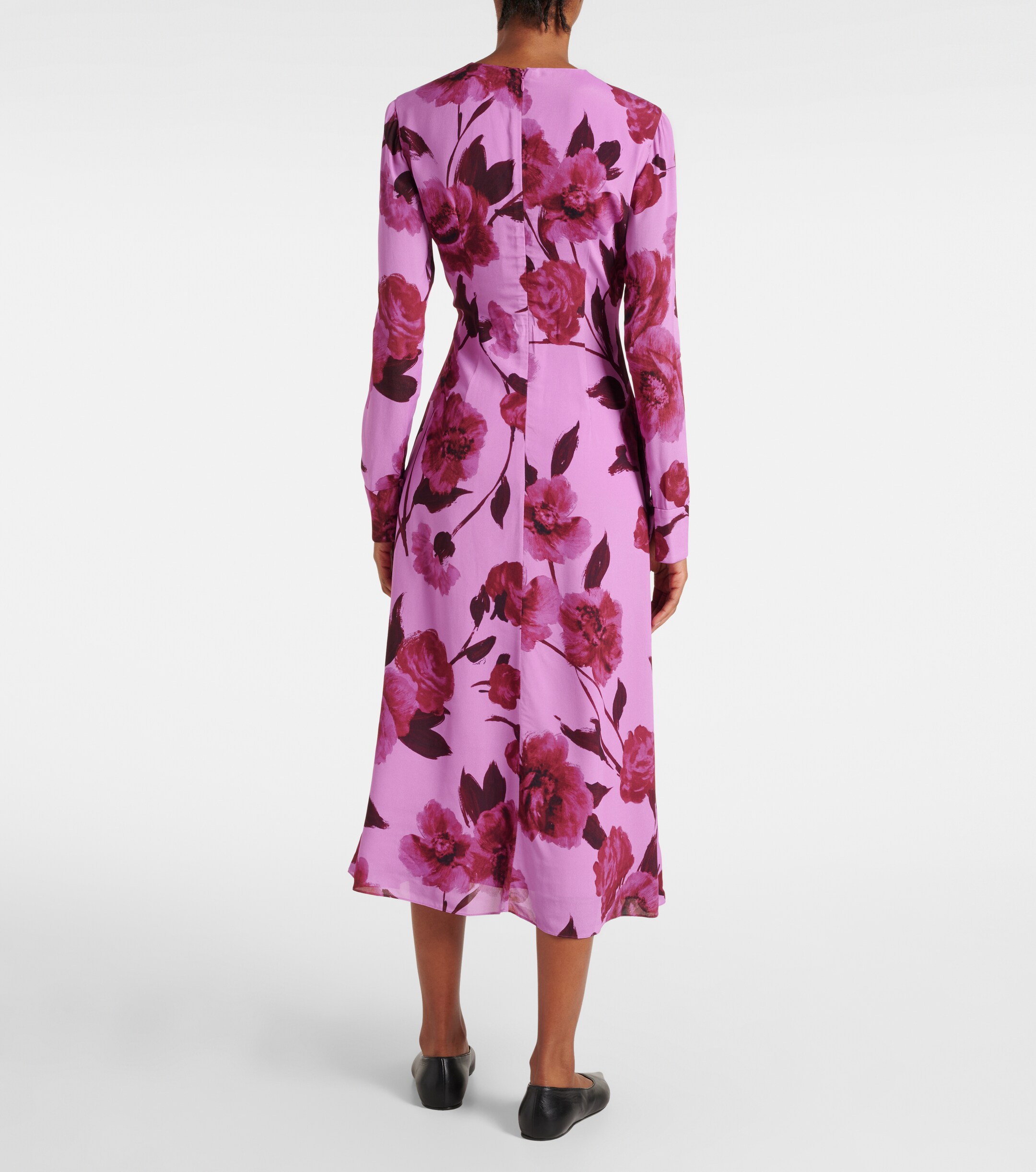 Erdem Floral crêpe midi dress