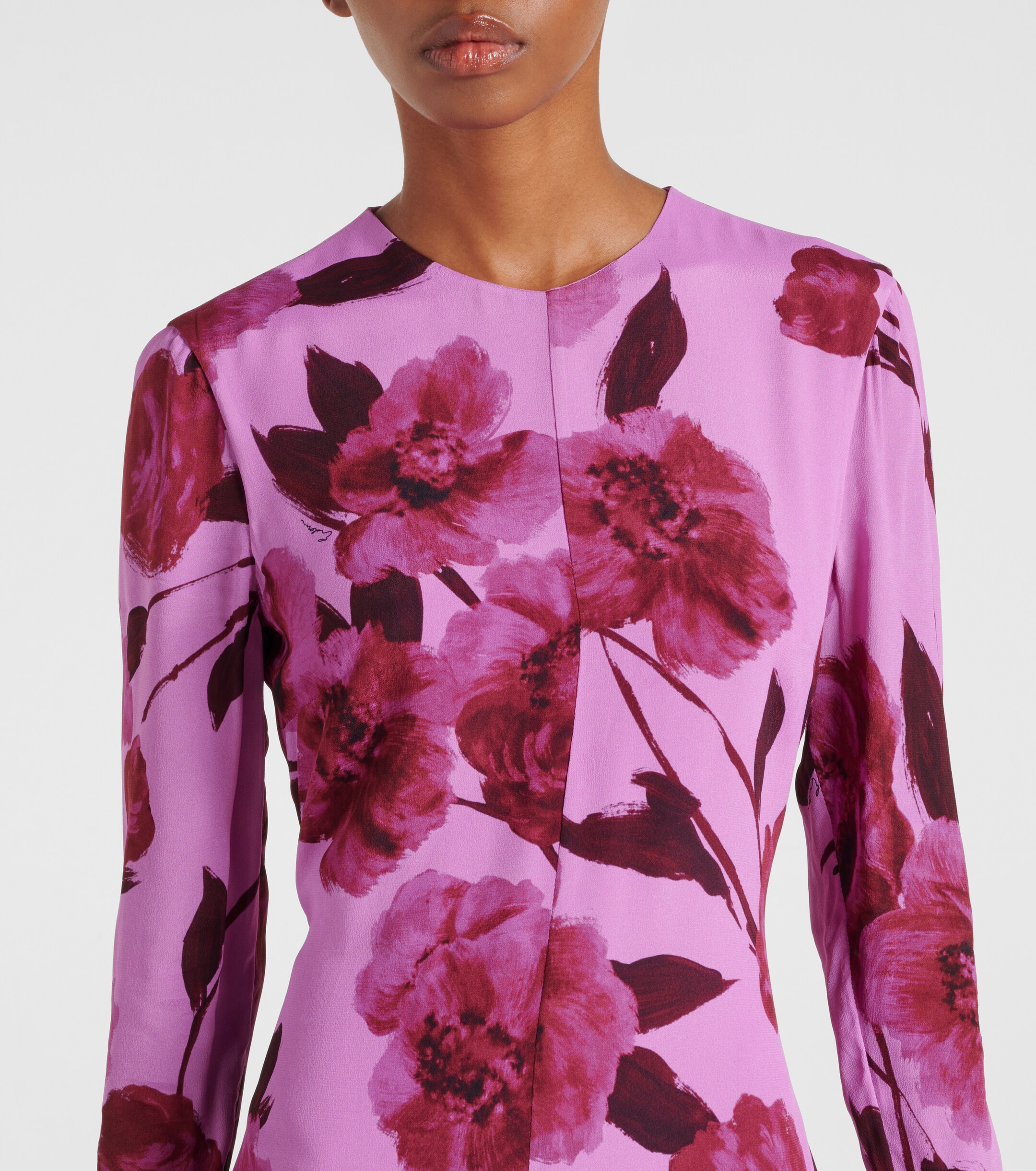 Erdem Floral crêpe midi dress