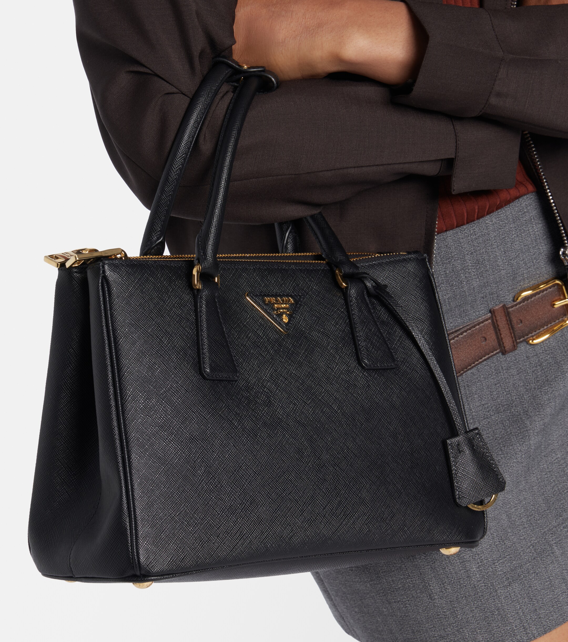 Prada Prada Galleria Medium leather tote bag