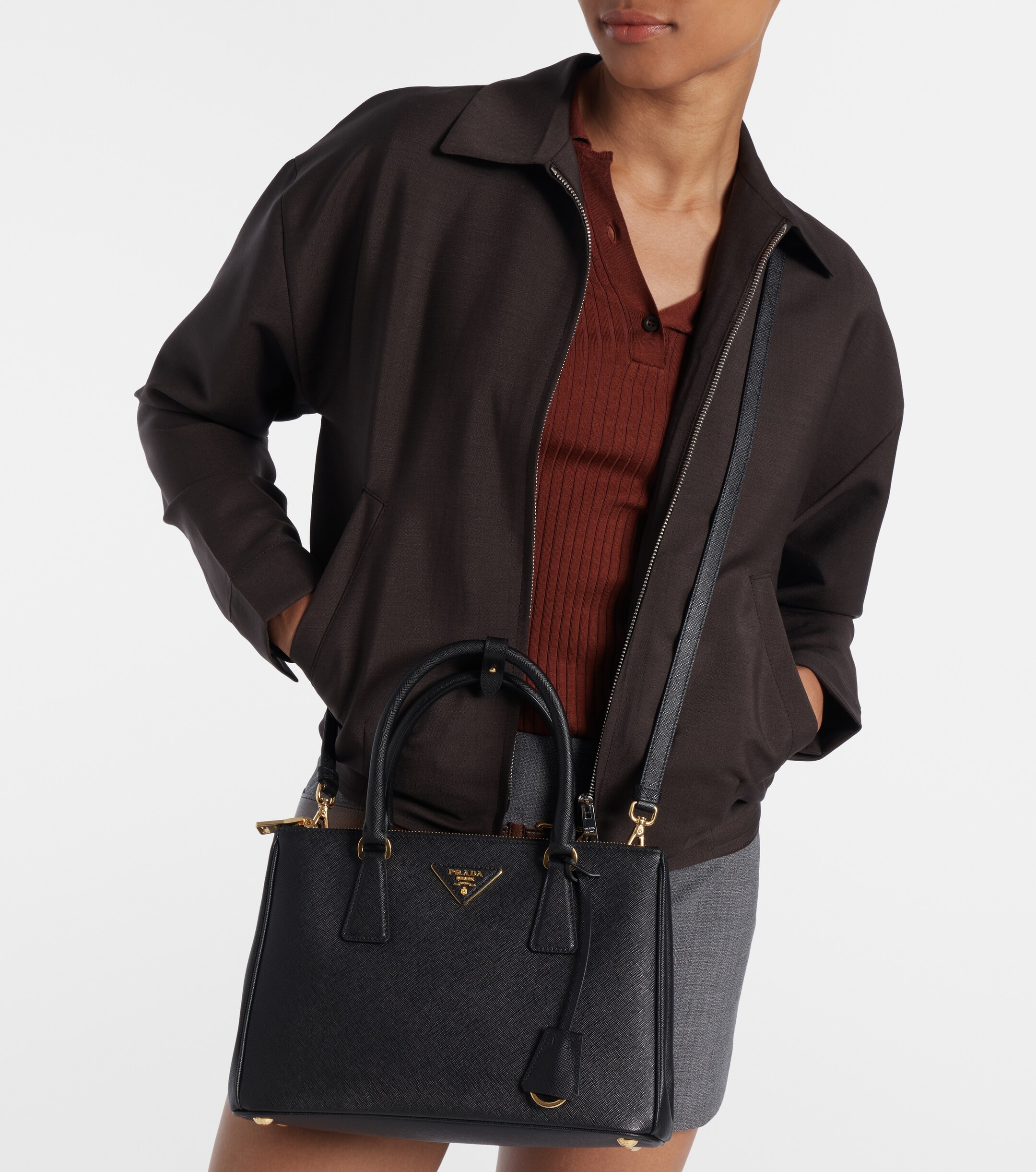 Prada Prada Galleria Medium leather tote bag