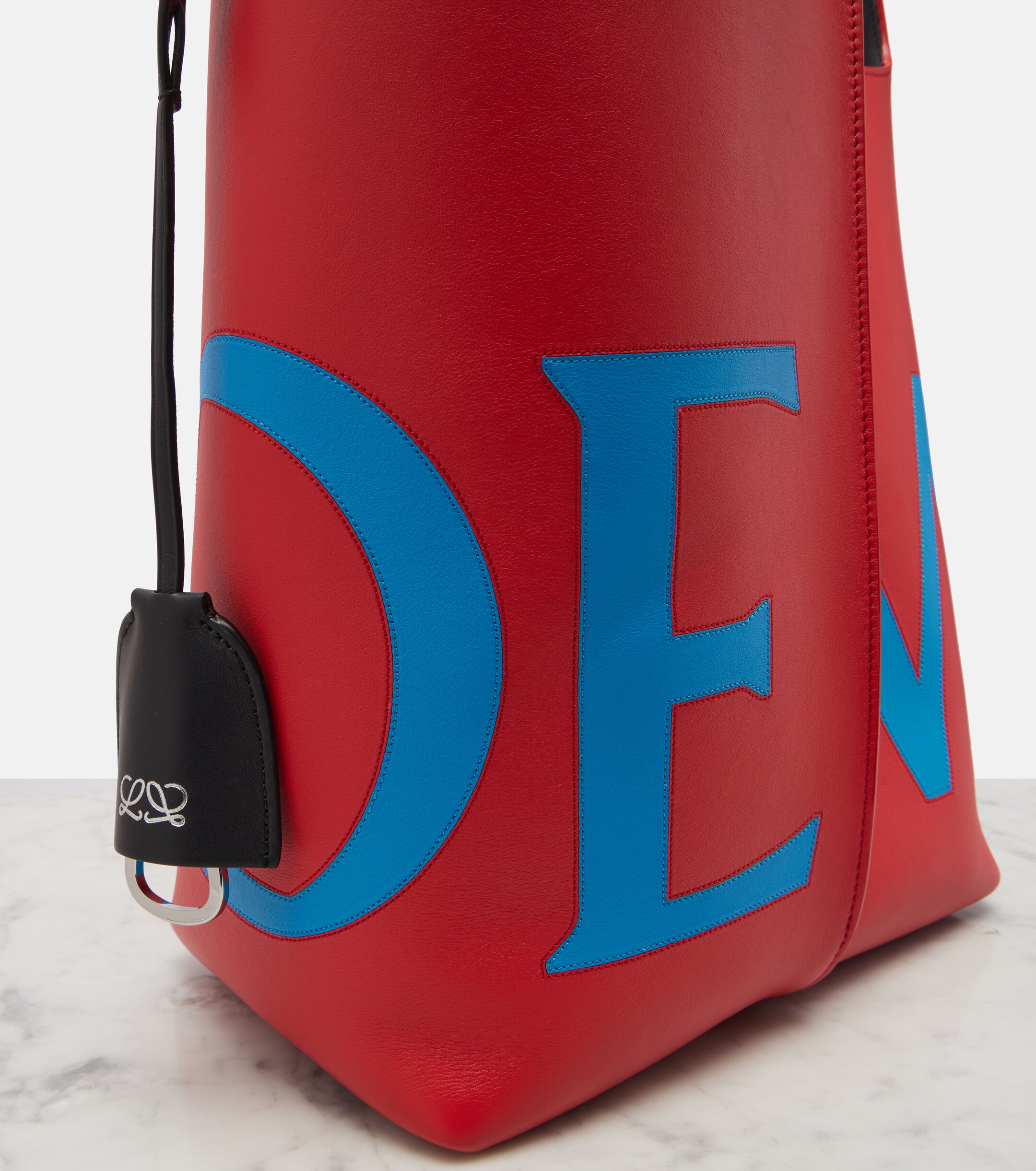 Loewe Bilbao Large leather bucket bag