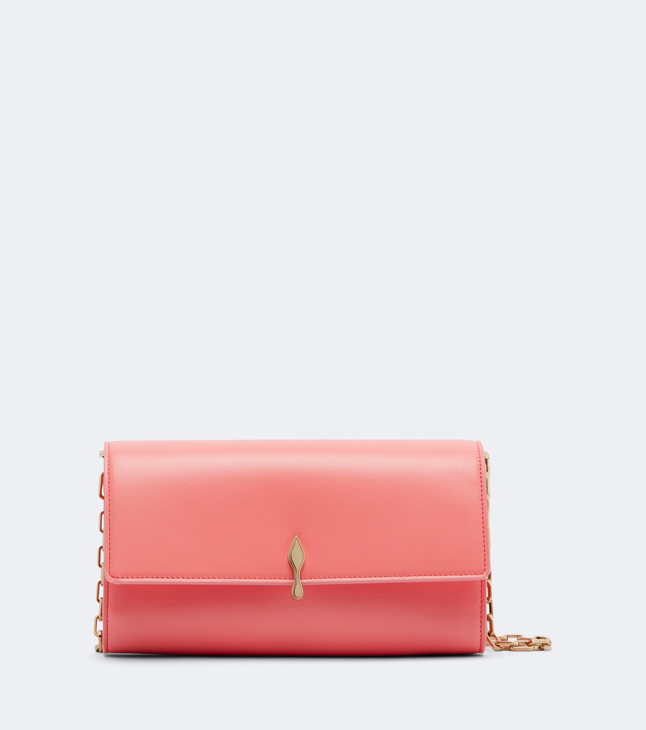 CHRISTIAN LOUBOUTIN Bettina Small leather wallet on chain