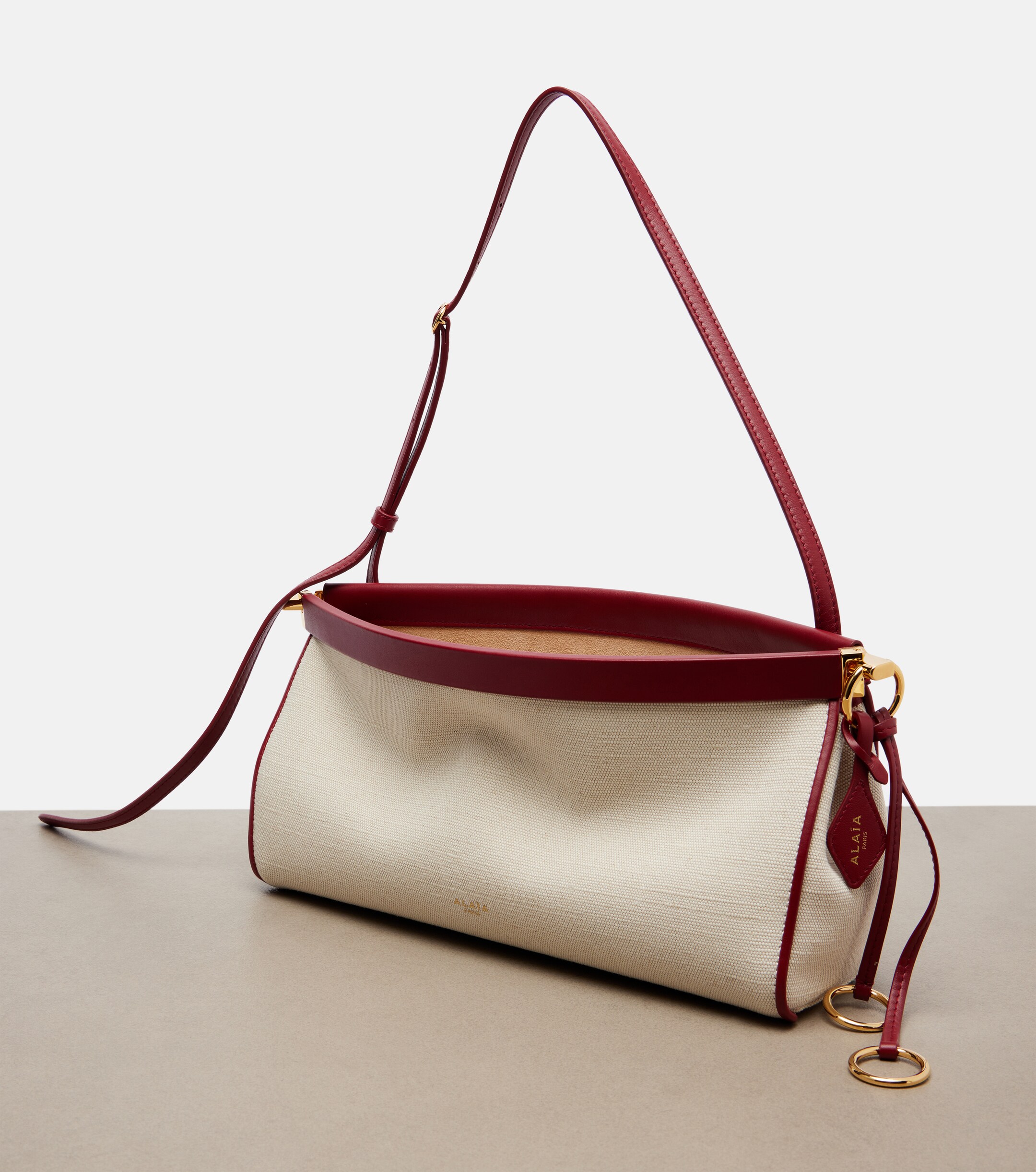 Alaïa Le Click Medium canvas shoulder bag