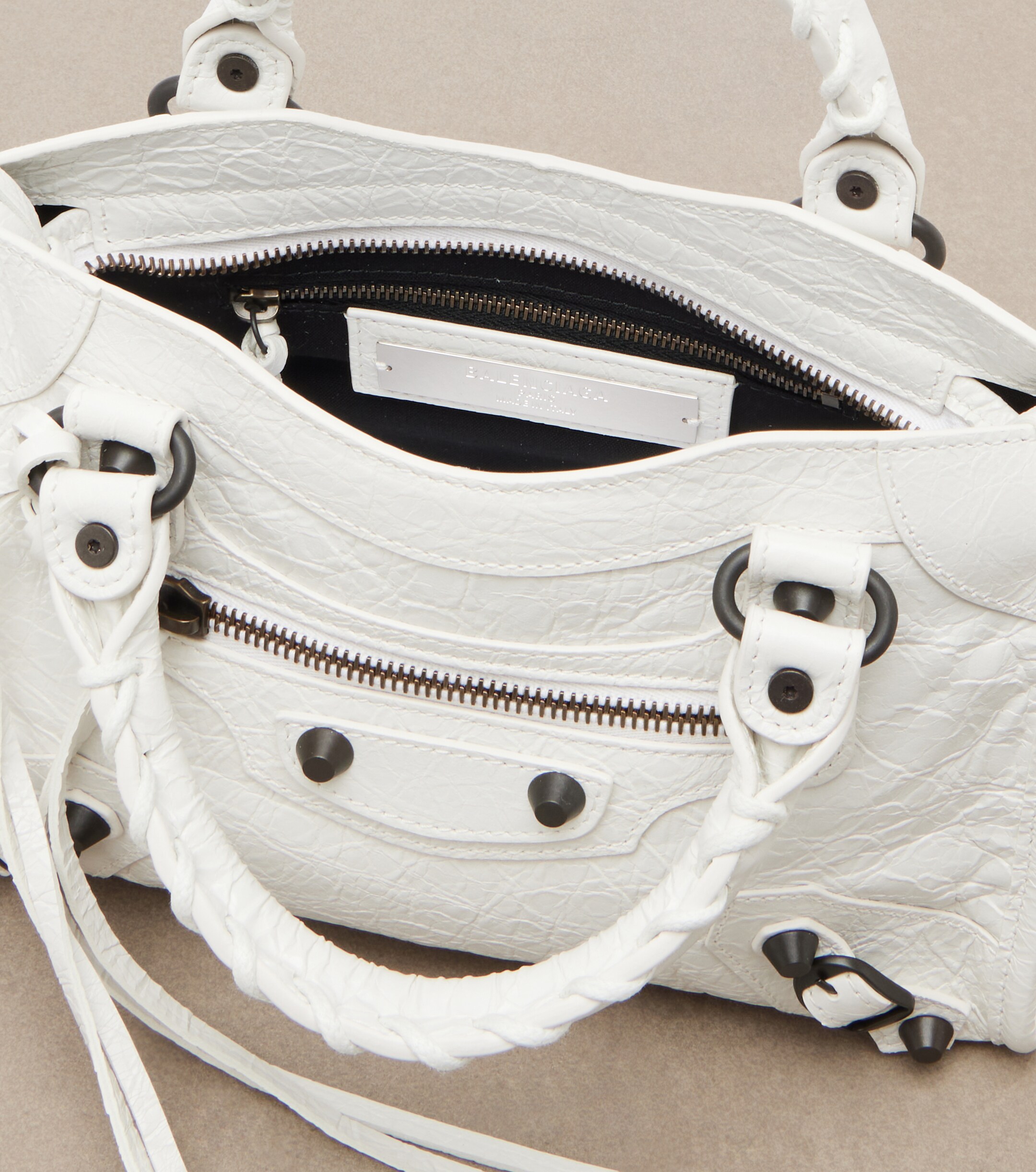 Balenciaga Le City Mini leather top-handle bag