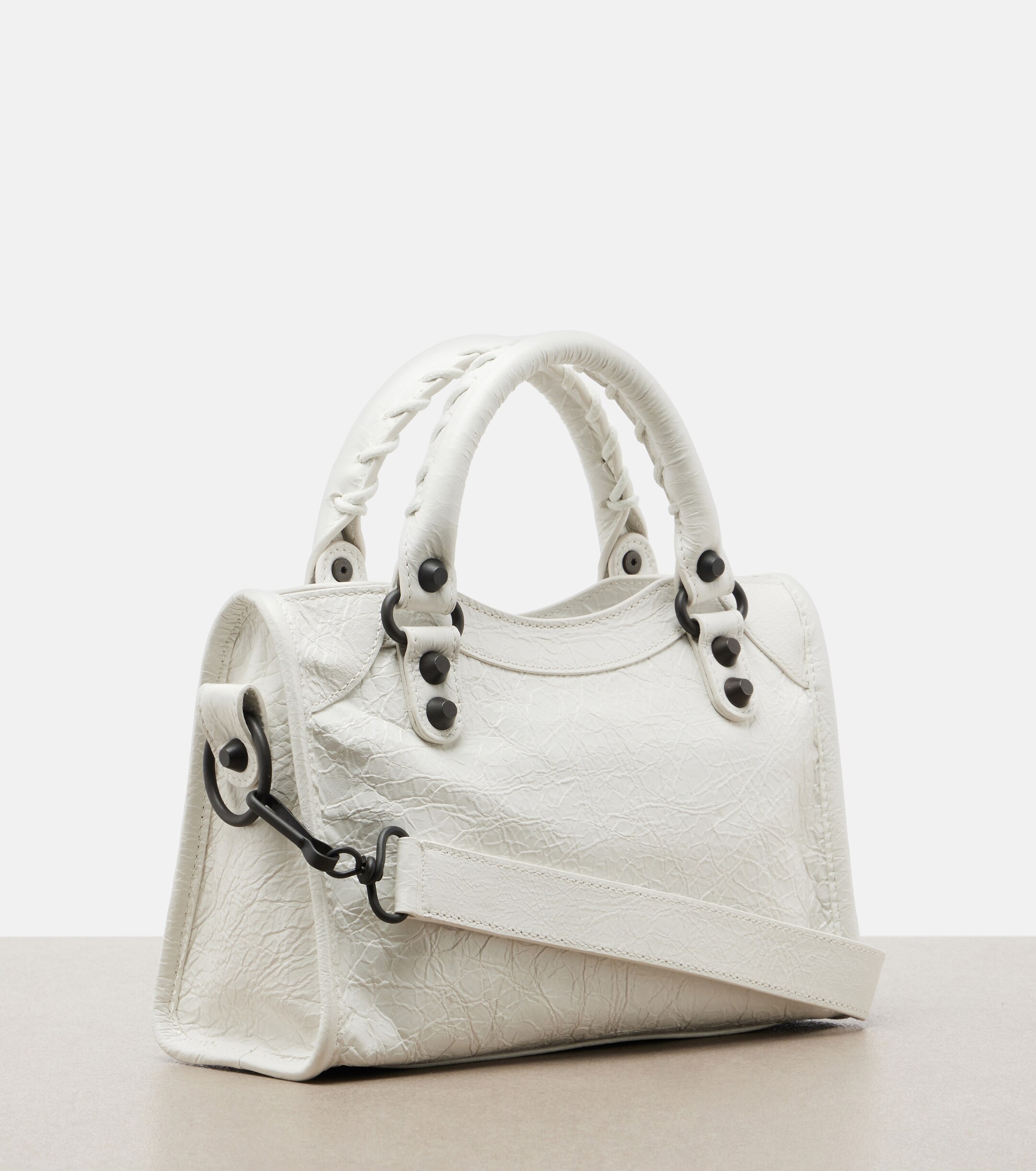Balenciaga Le City Mini leather top-handle bag