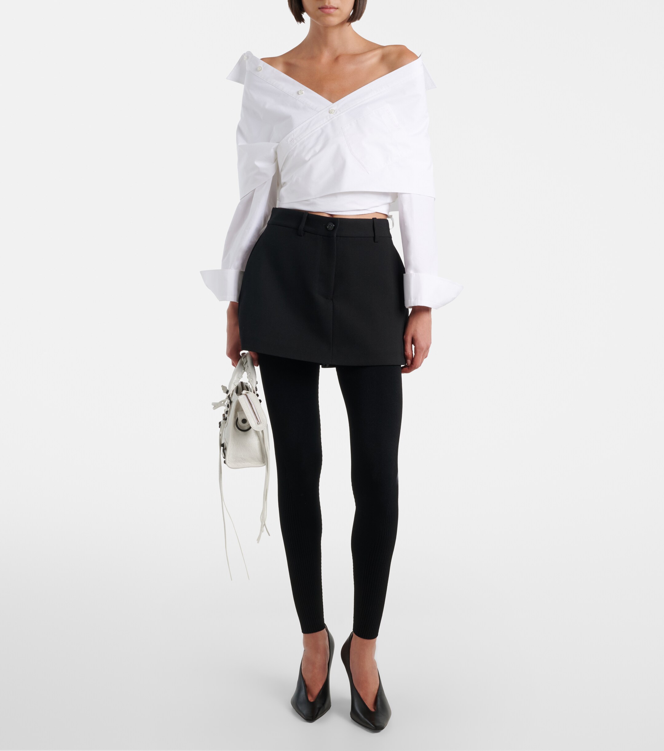 Balenciaga Le City Mini leather top-handle bag