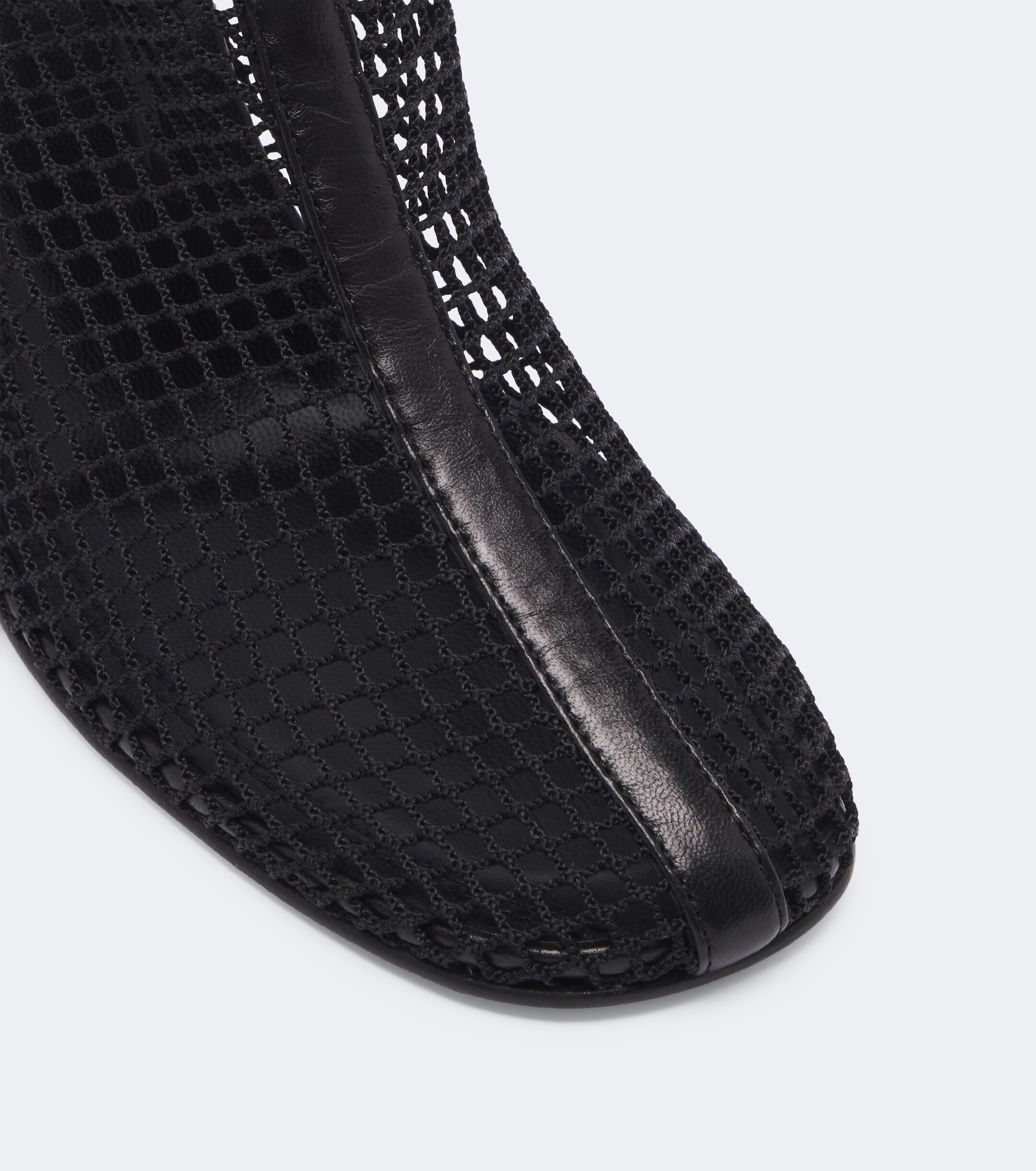 Souliers Martinez Souliers Martinez Fira leather-trimmed mesh ankle boots