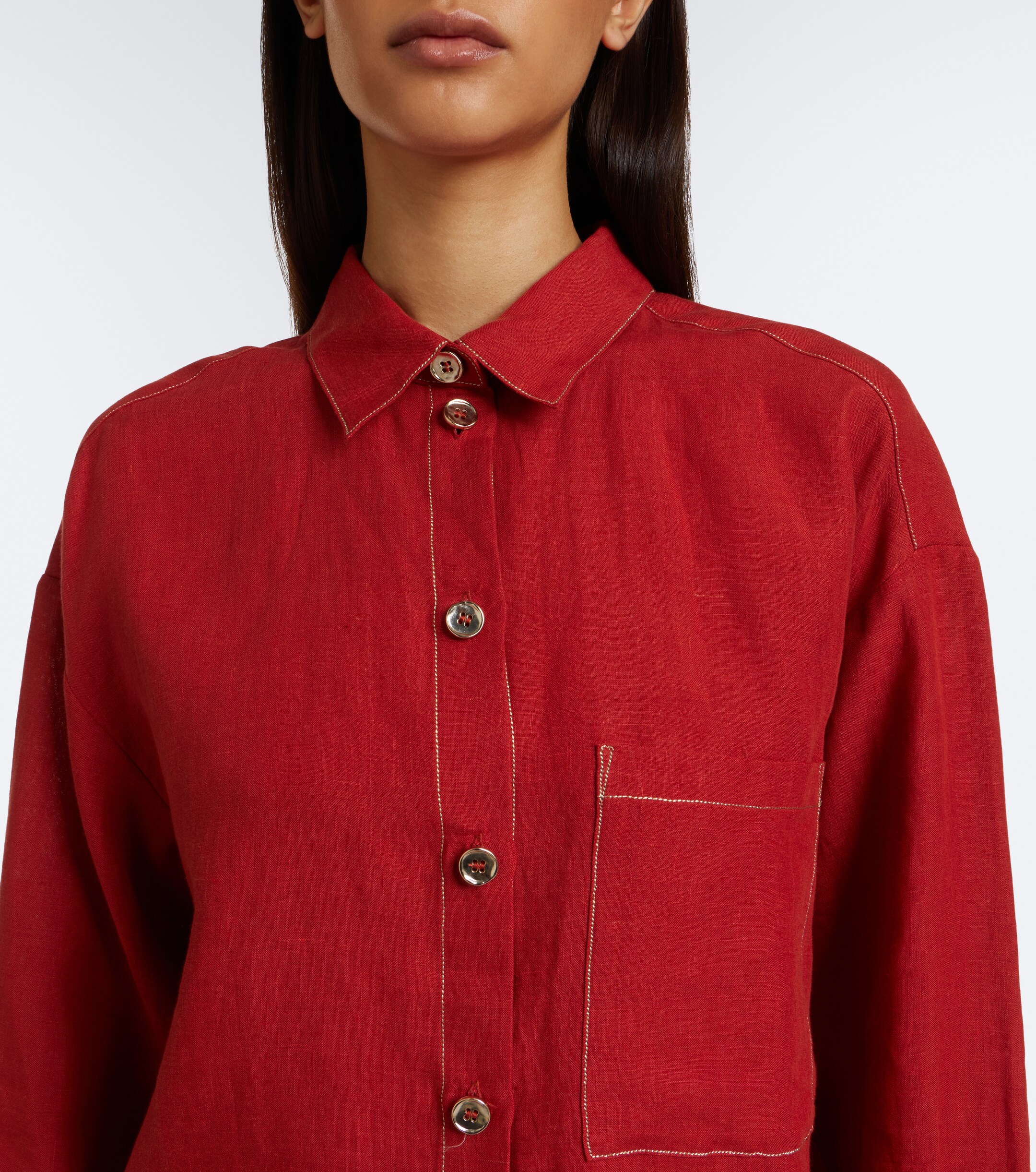 Eres Eres Flashing linen shirt