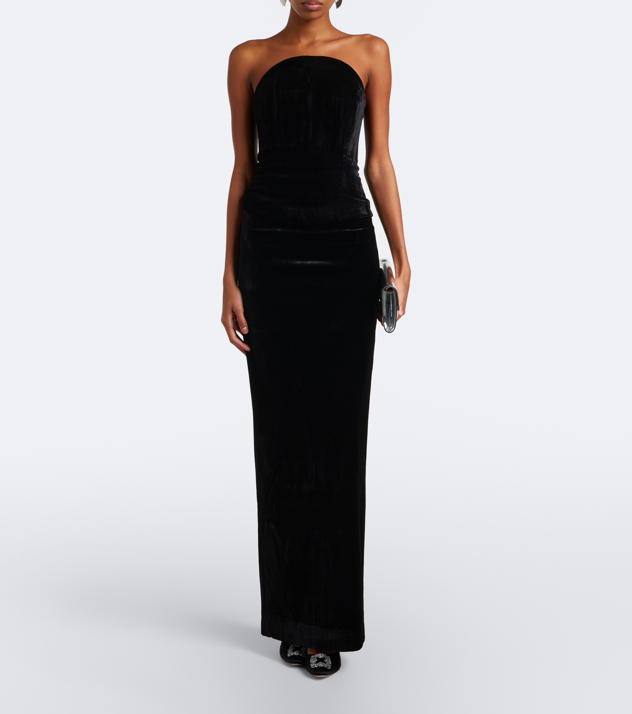 Roland Mouret Roland Mouret Velvet maxi skirt