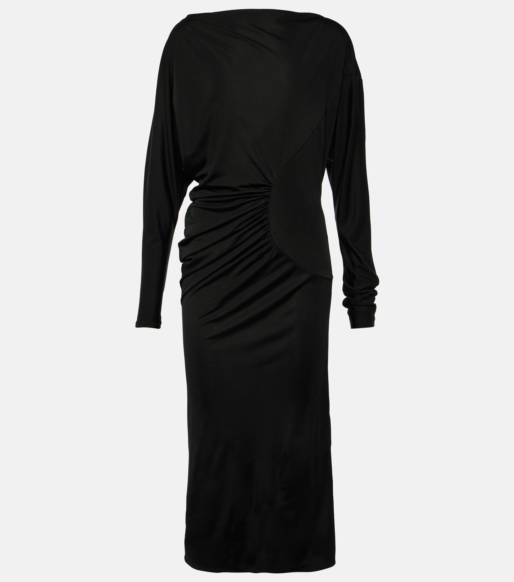 KHAITE Oron ruched jersey maxi dress