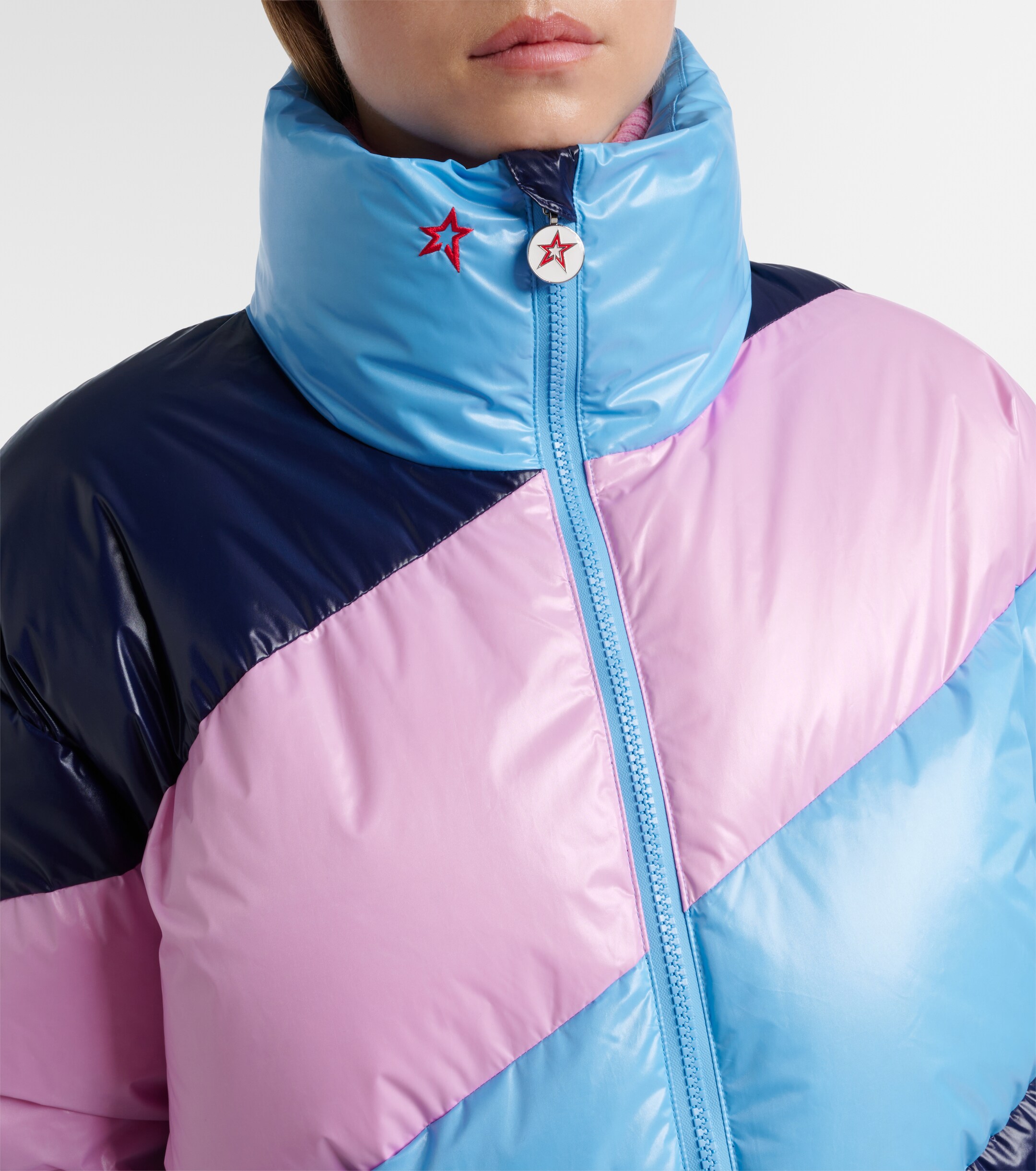 PERFECT MOMENT Perfect Moment Mojo striped down ski jacket