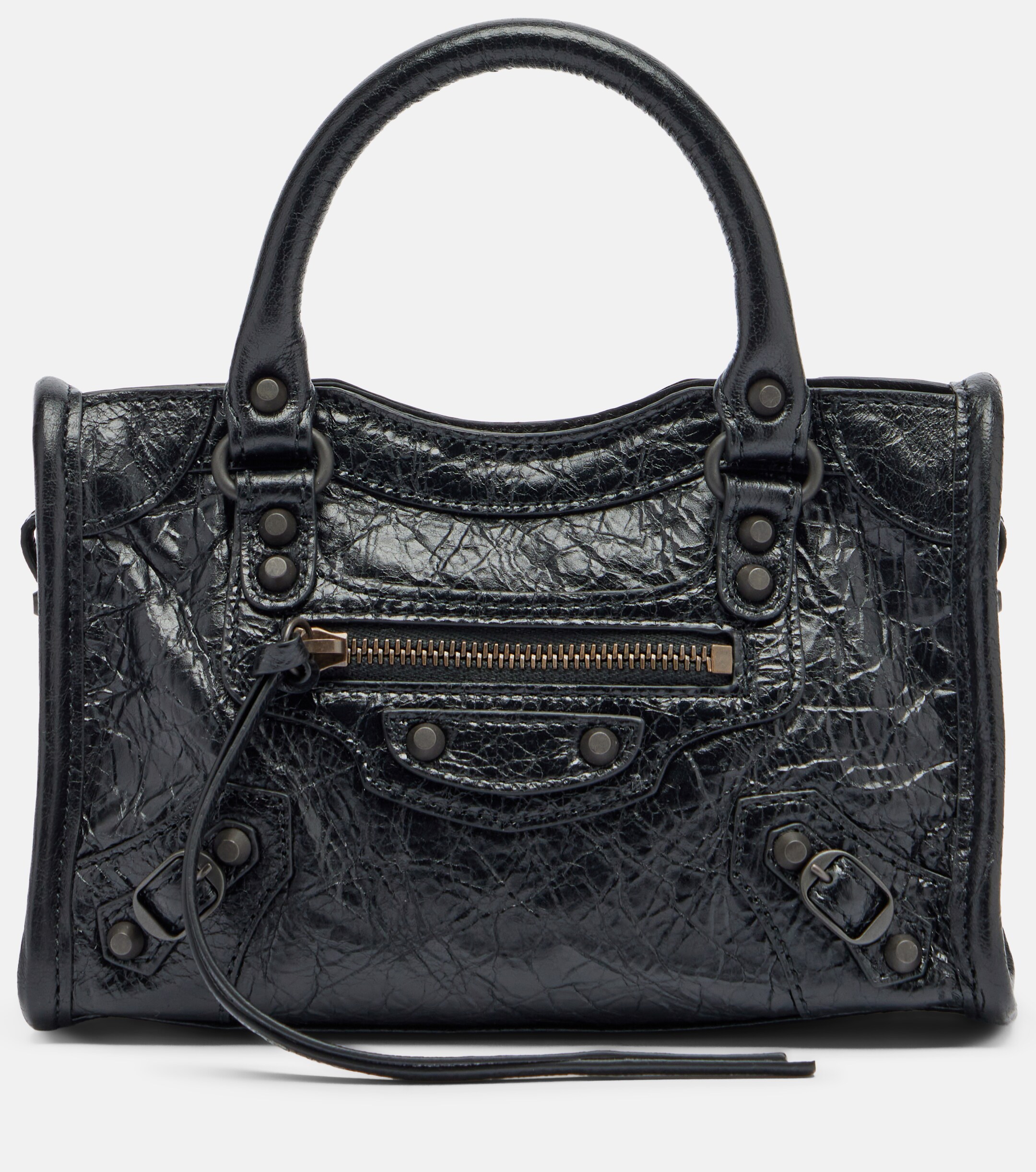 Balenciaga Le City Mini leather top-handle bag