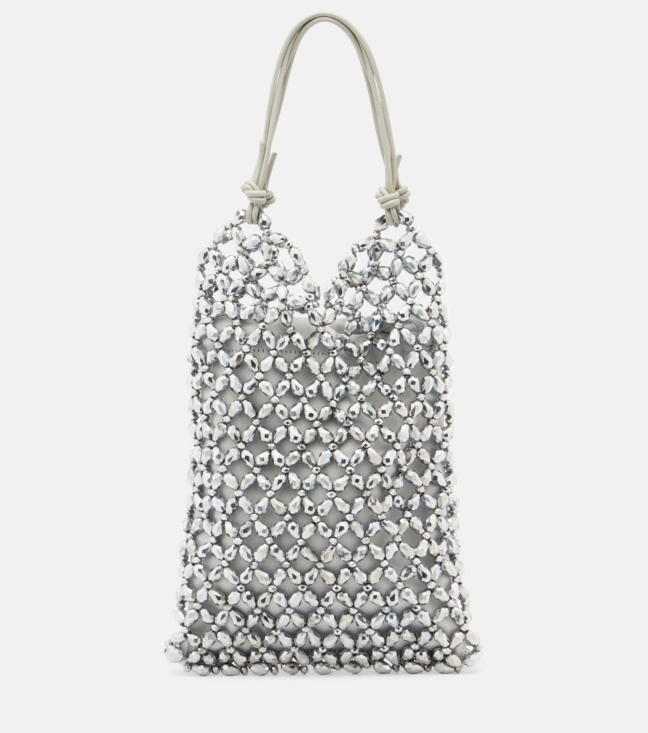 Staud Karla beaded top-handle bag