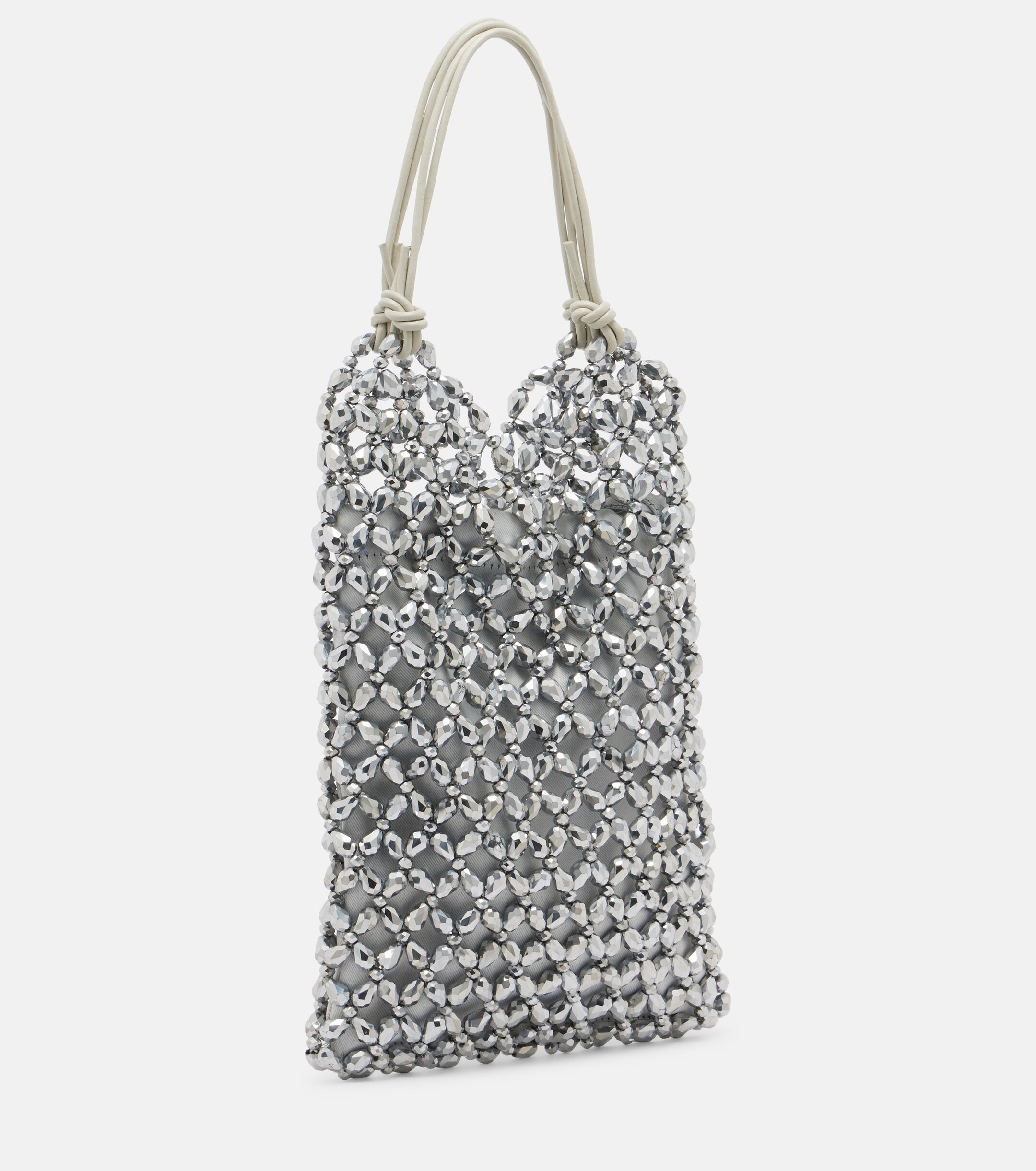 Staud Karla beaded top-handle bag