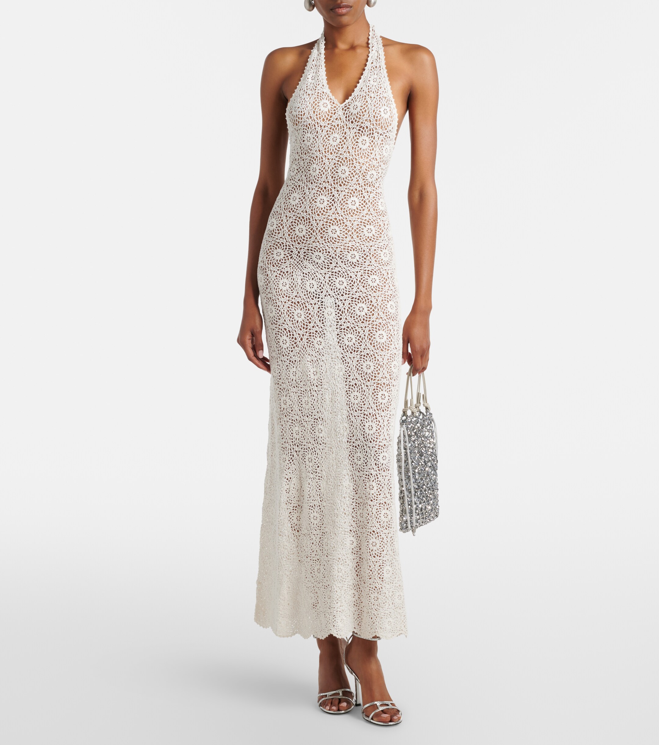Staud Karla beaded top-handle bag