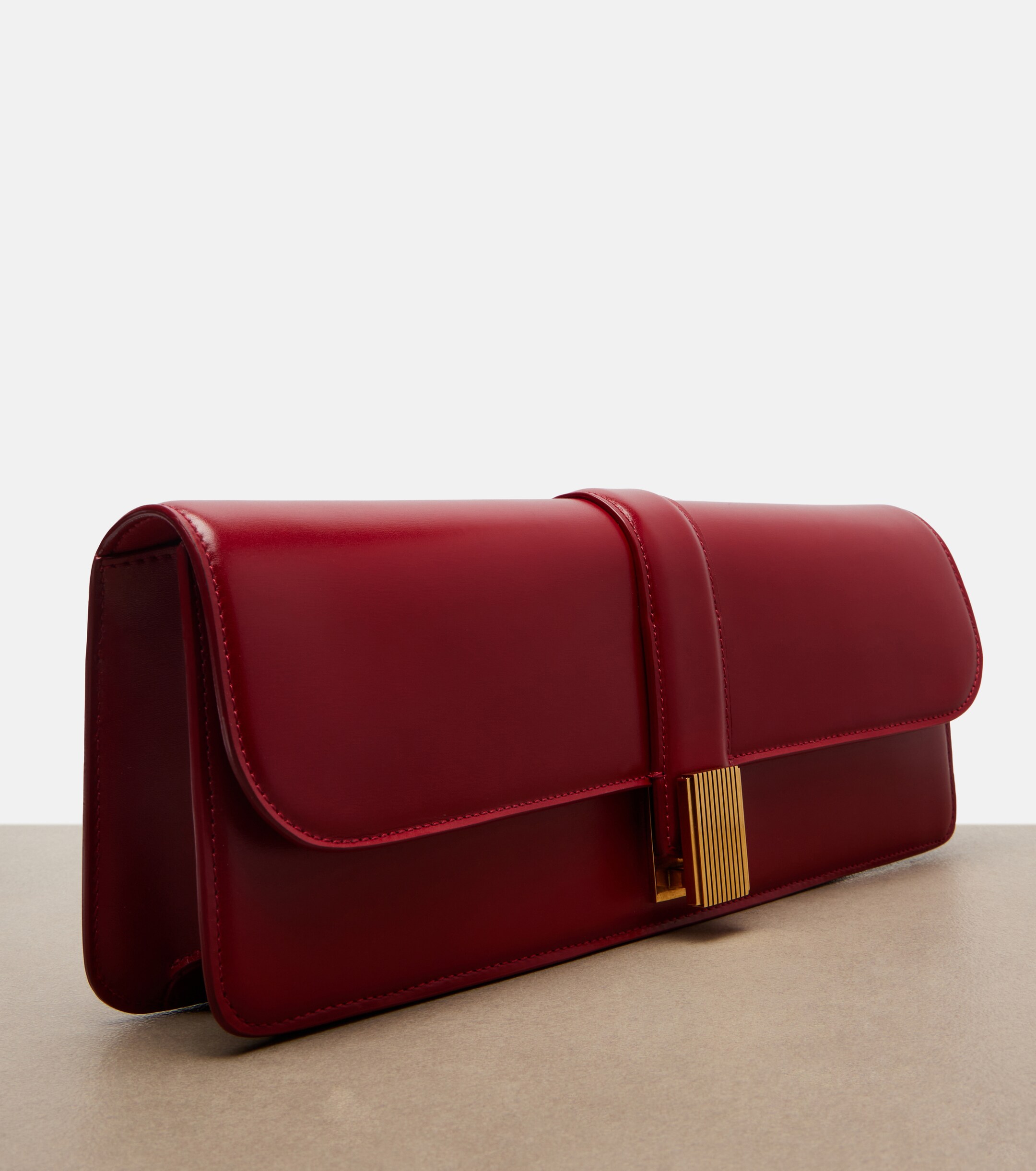 KHAITE Blake leather clutch