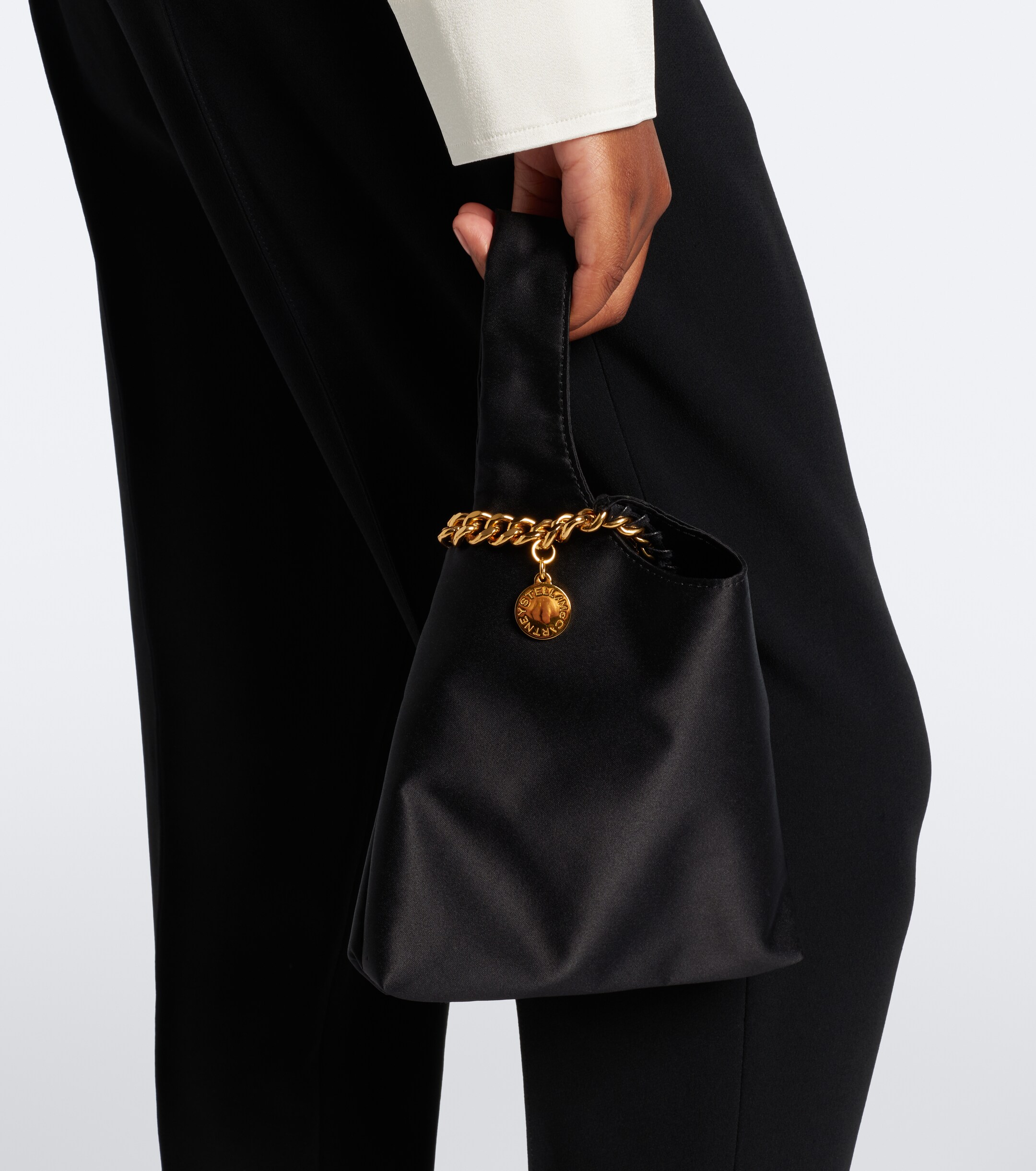 Stella McCartney Falabella satin tote bag