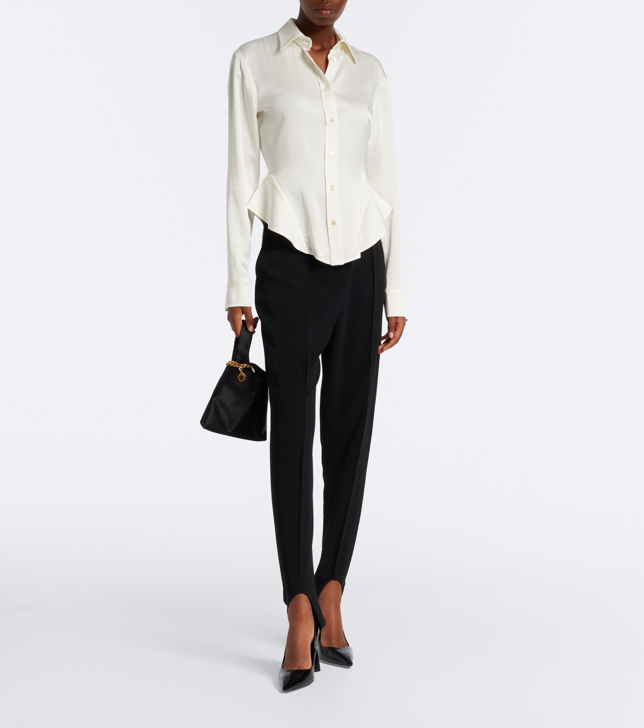 Stella McCartney Falabella satin tote bag
