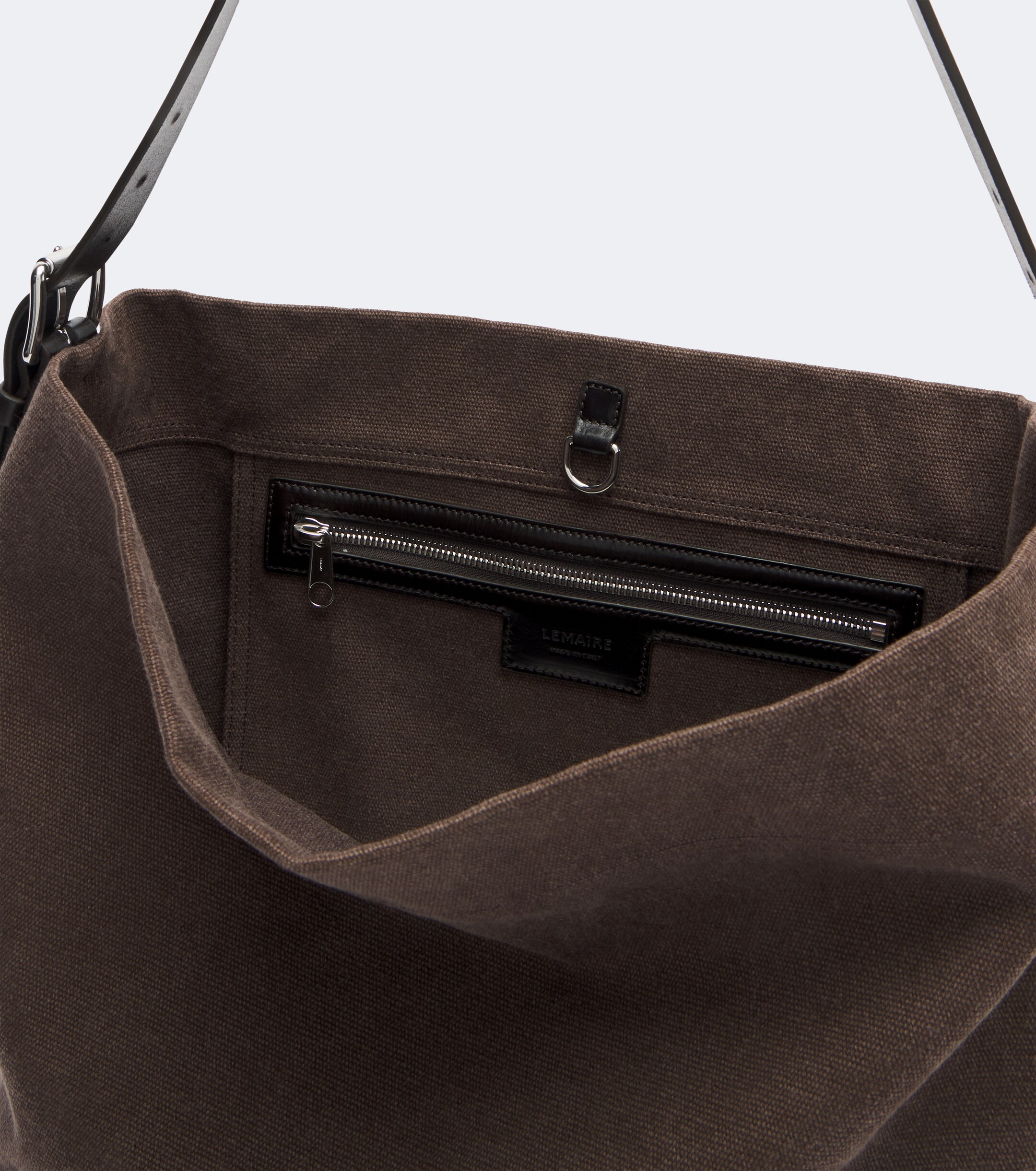 Lemaire Belted Medium cotton canvas tote bag