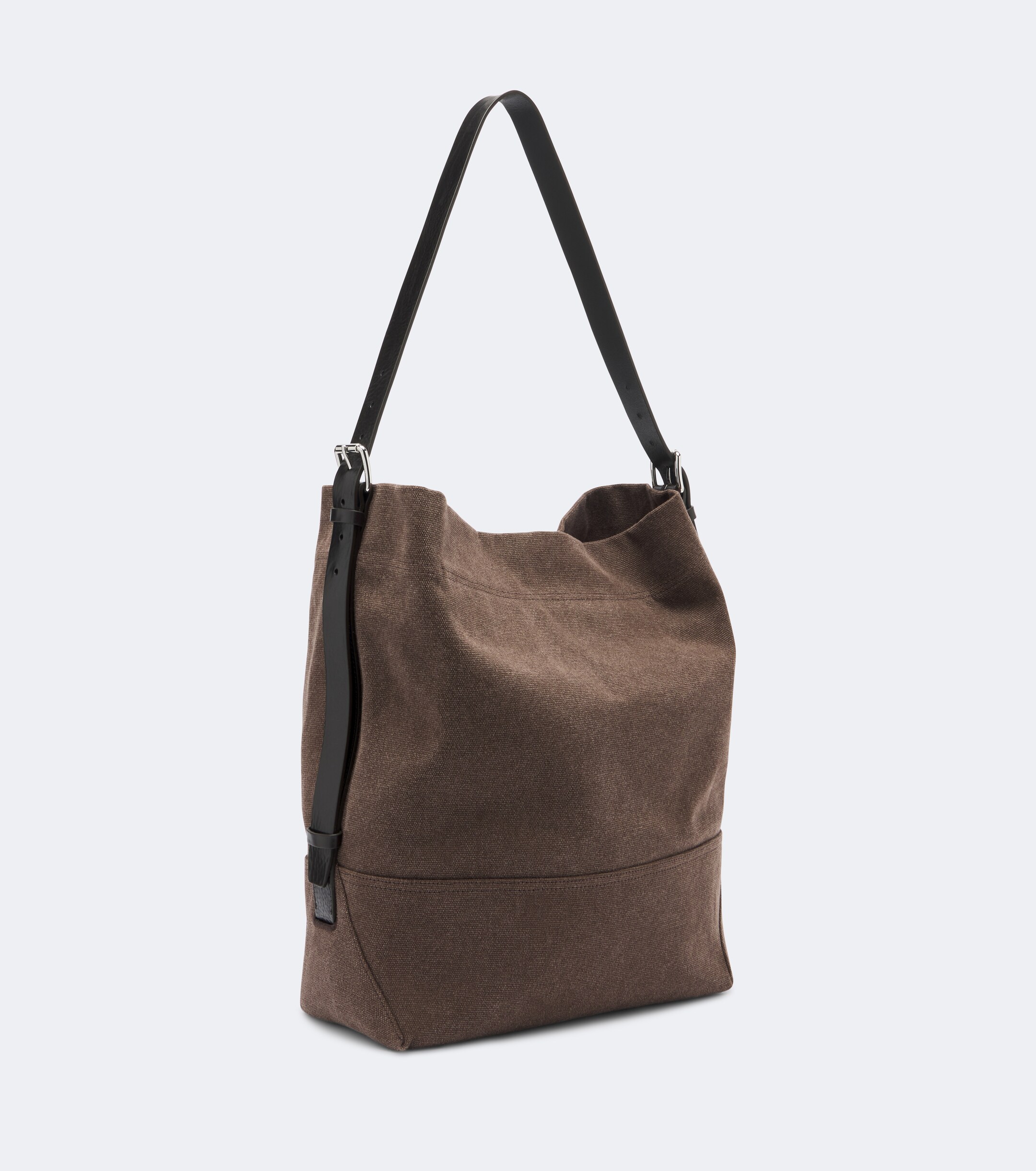 Lemaire Belted Medium cotton canvas tote bag