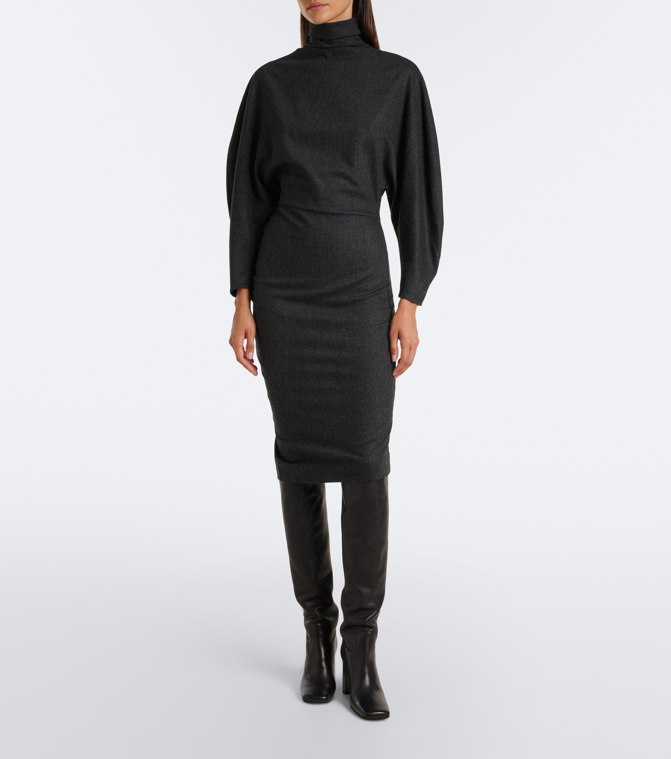 KHAITE Khaite Petra leather knee-high boots