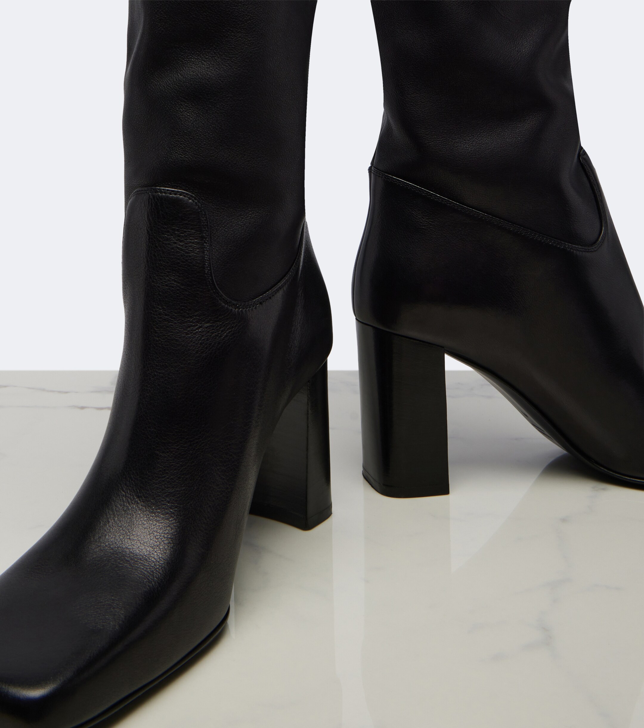 KHAITE Khaite Petra leather knee-high boots